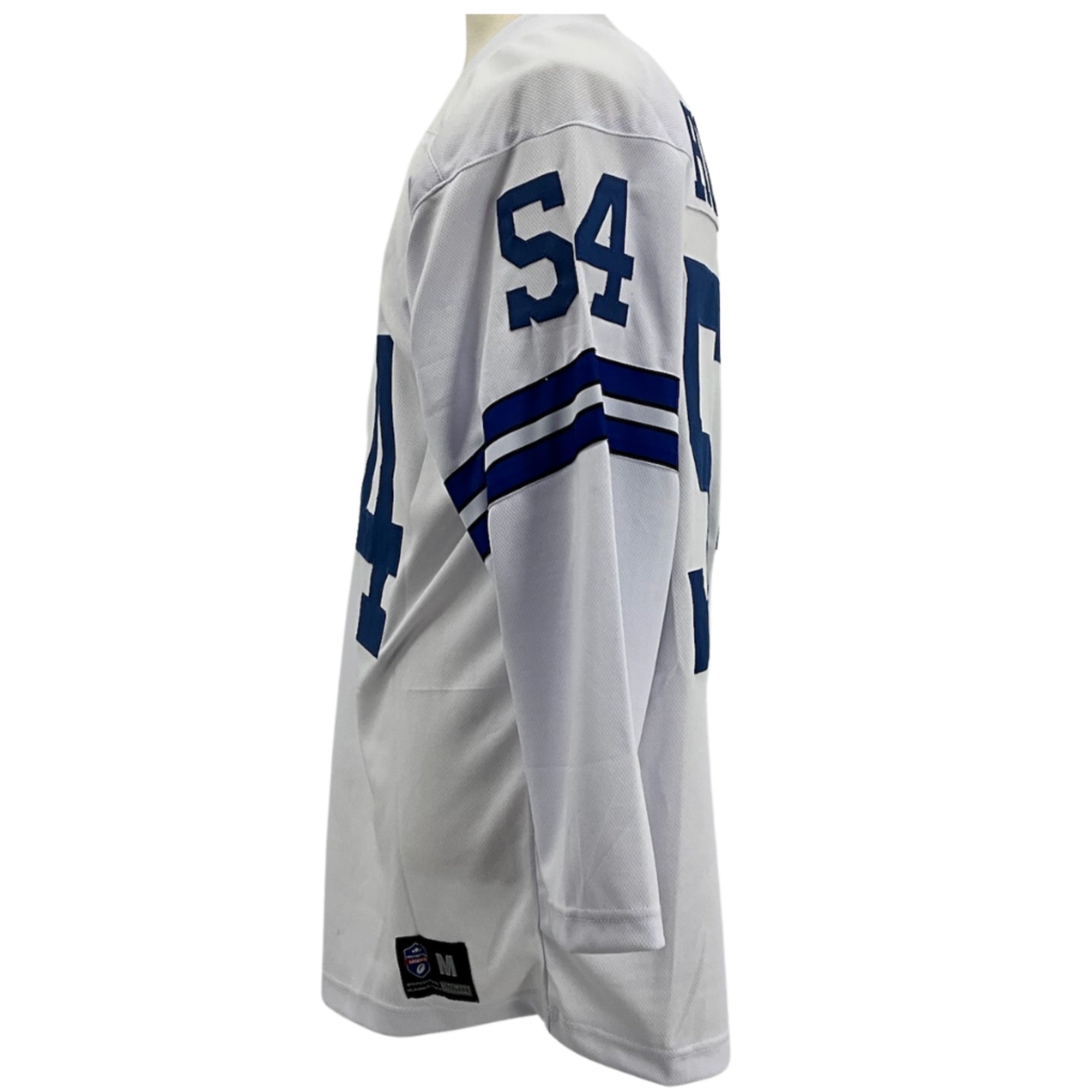 Chuck Howley Jersey L/S White Dallas M-5XL Custom Sewn Stitched