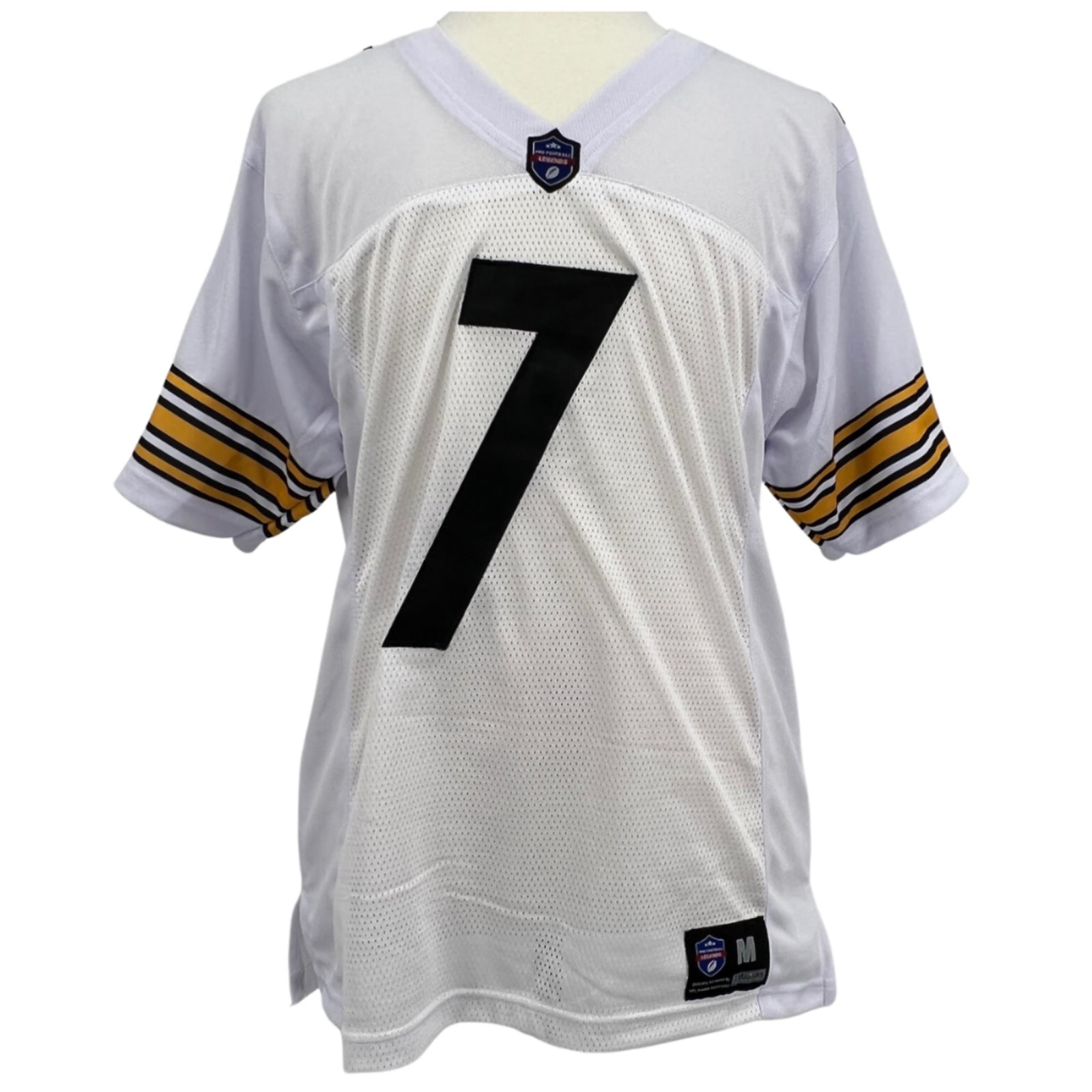 Ben Roethlisberger Jersey Modern Number White Pittsburgh | Unisex Adult Sizes S-5XL Unsigned Sewn Stitched