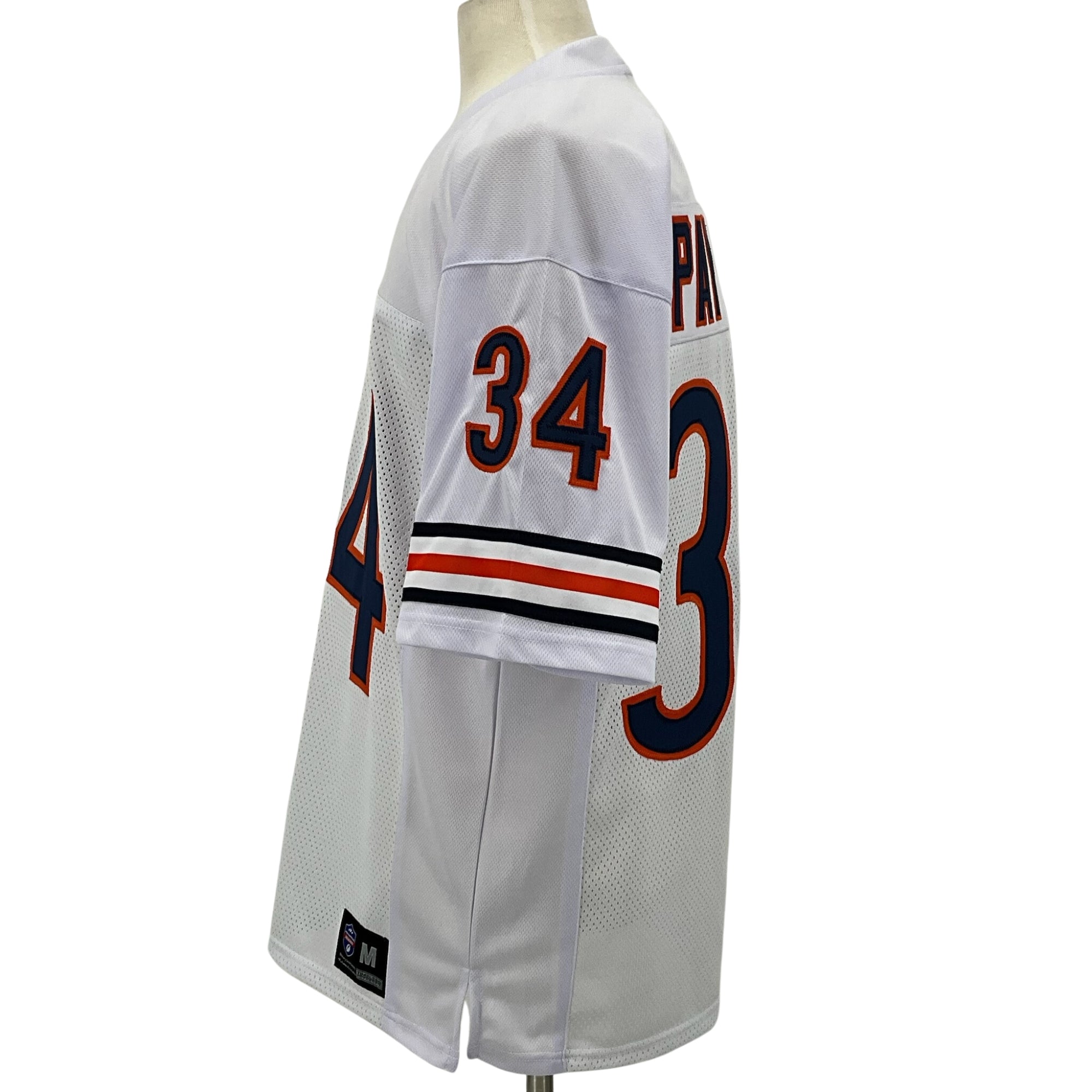 Walter Payton Jersey White Chicago | Unisex Adult Sizes S-5XL Unsigned Custom Sewn Stitched