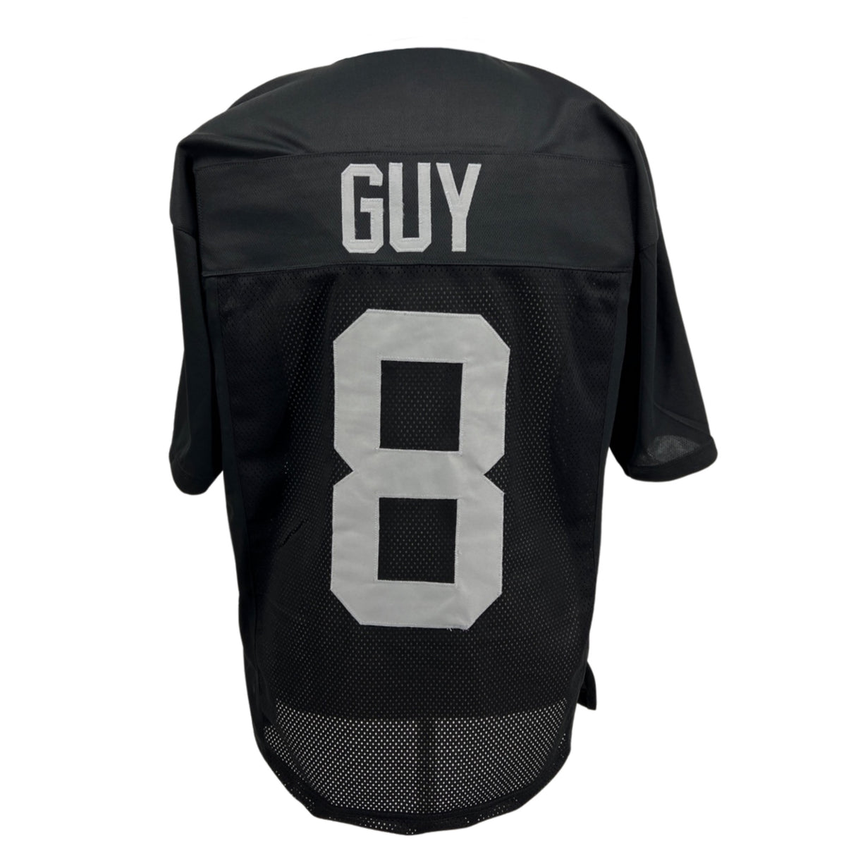 Ray Guy Jersey Black Oakland | S-5XL Unsigned Custom Sewn Stitched