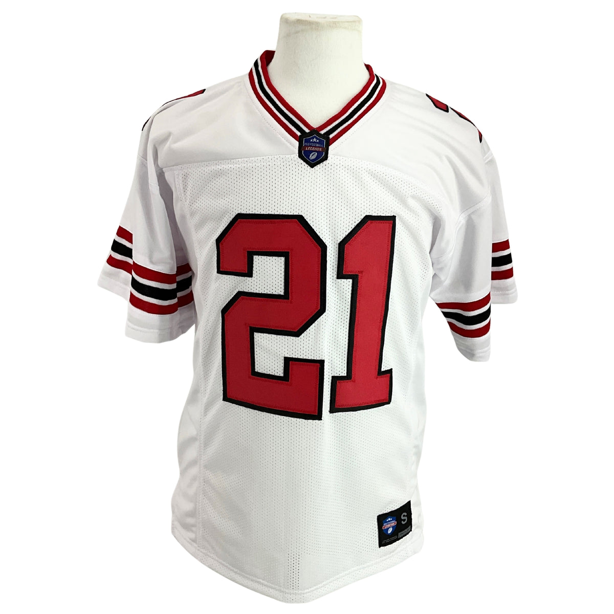 Deion Sanders Jersey White Atlanta |  Unisex Adult Sizes S-5XL Unsigned Custom Sewn Stitched