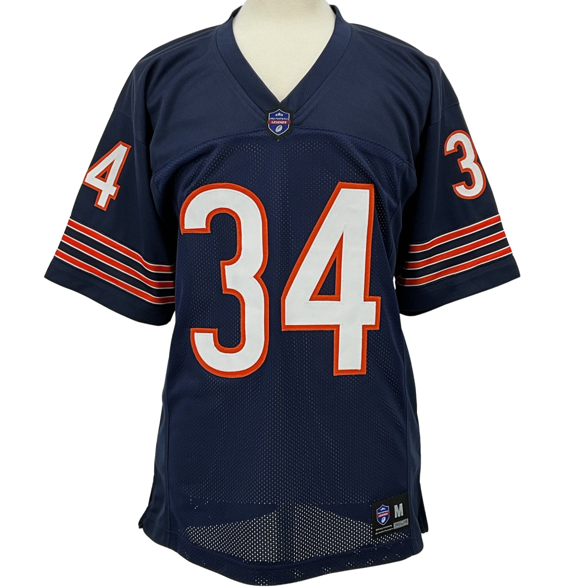 Walter Payton Jersey Blue Chicago | Unisex Adult Sizes S-5XL Unsigned Custom Sewn Stitched