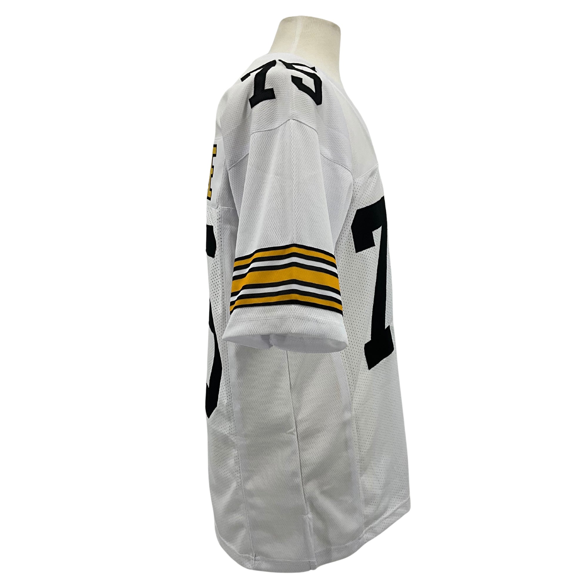 Joe Greene Jersey Old Number White Pittsburgh | S-5XL Custom Sewn Stitched