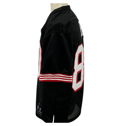 Jerry Rice Jersey Black San Francisco | S-5XL Unsigned Custom Sewn Stitched