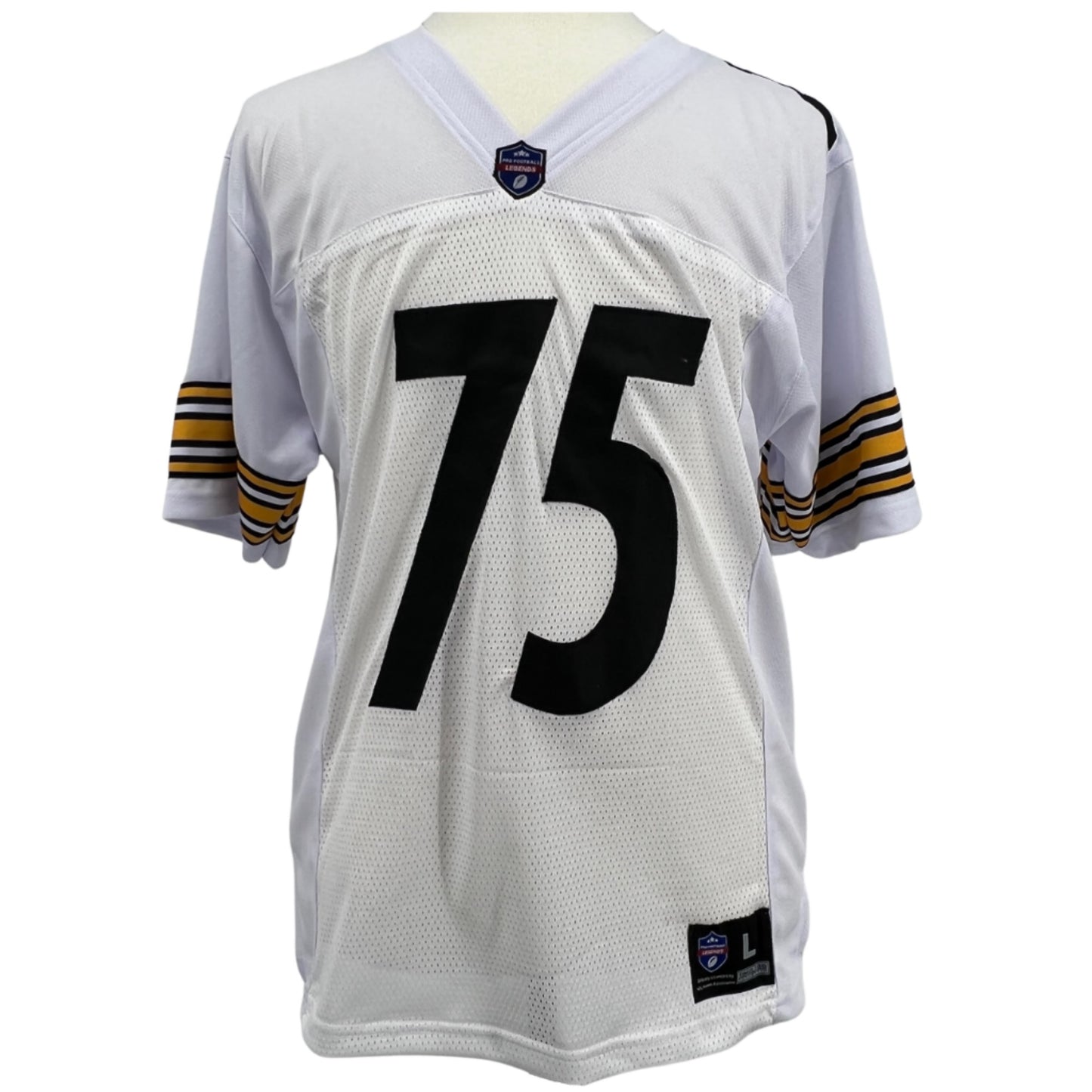 Joe Greene Jersey Modern Number White Pittsburgh M-5XL Custom Sewn Stitched