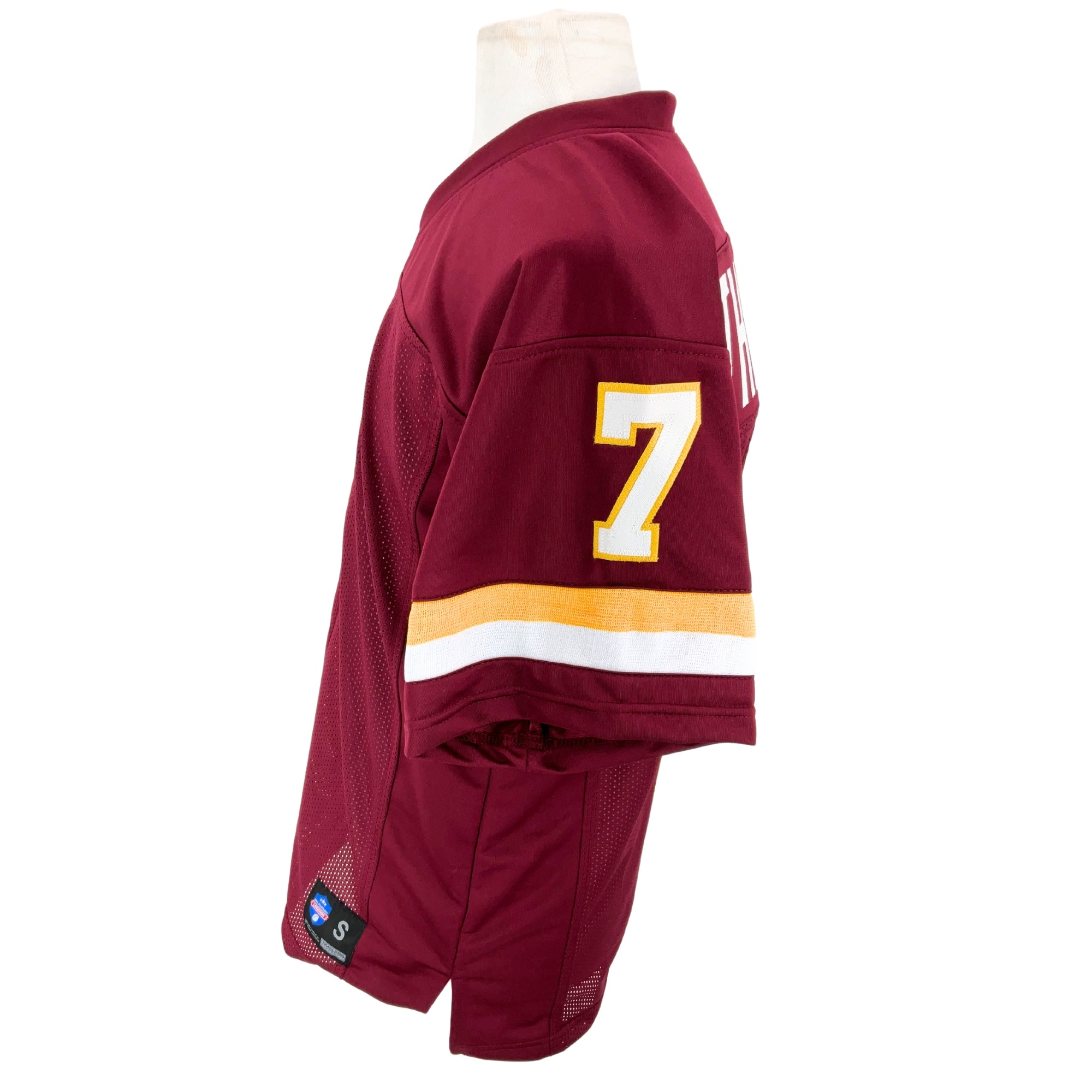 Joe Theismann Jersey Burgundy Washington | Unisex Adult Sizes S-5XL Unsigned Custom Sewn Stitched