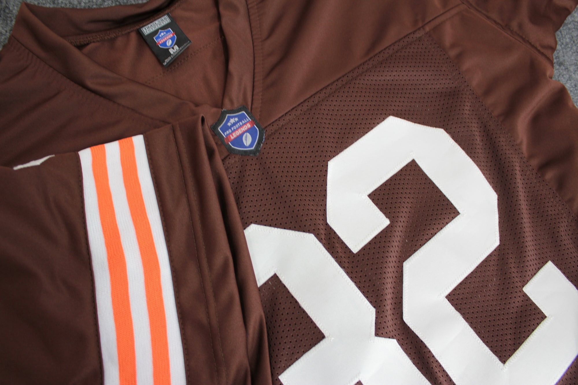 Jim Brown 2-Tone Color (see image 4) Brown Jersey Cleveland | M-5XL Custom Stitch