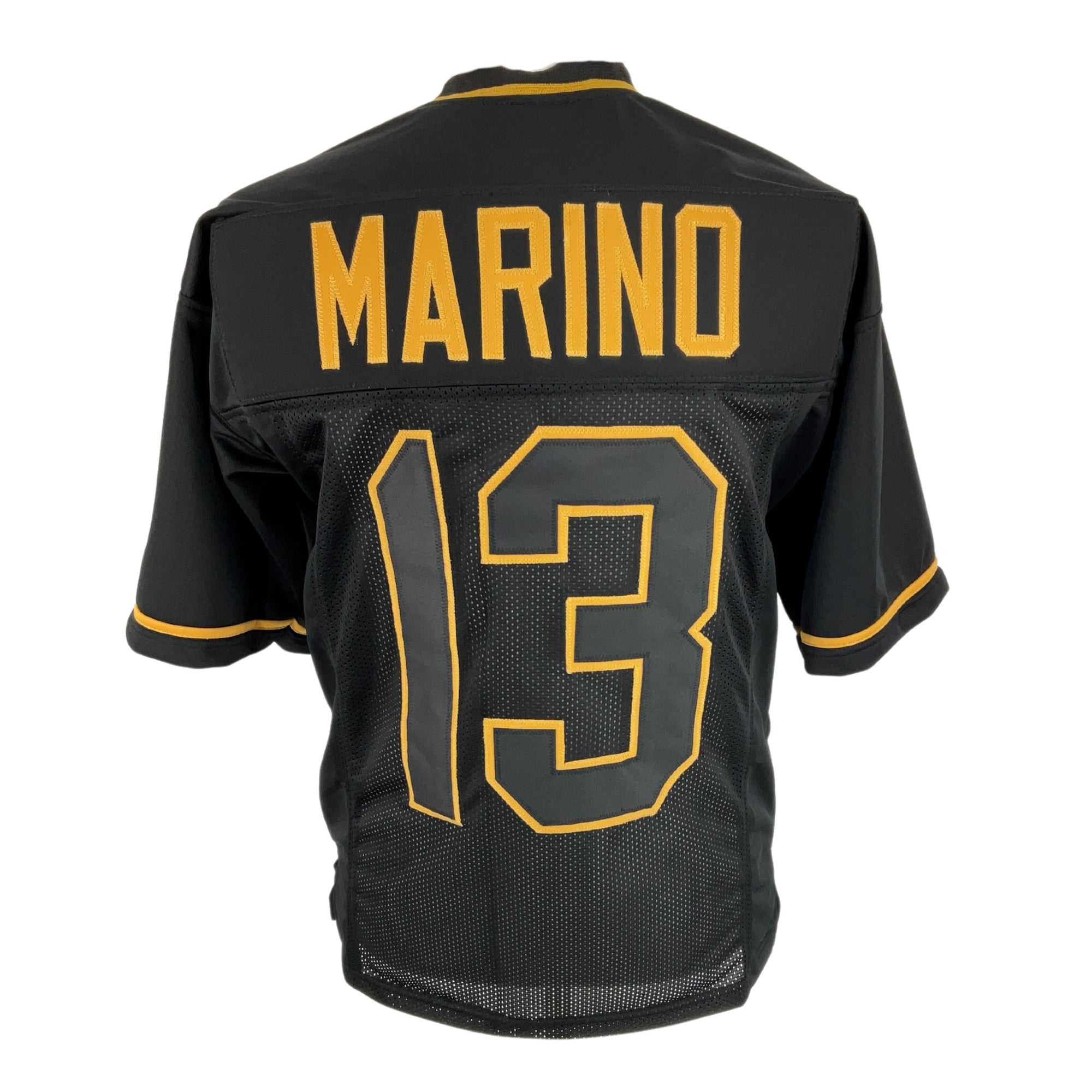 Dan Marino Jersey Black Gold Miami | Unisex Adult Sizes S-5XL Unsigned Custom Sewn Stitched