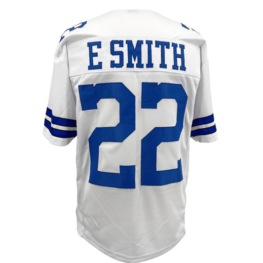 Emmitt Smith Jersey White Dallas | Unisex Adult Sizes S-5XL Unsigned Custom Sewn Stitched