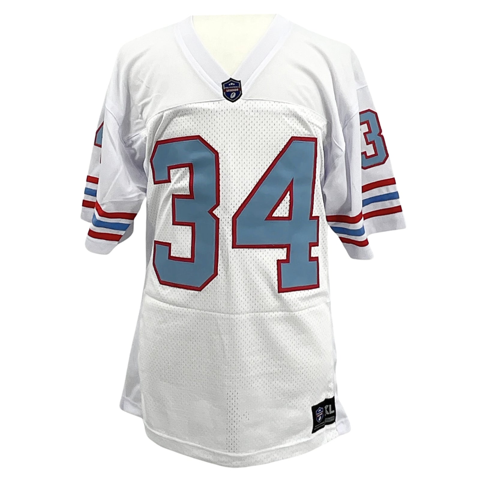 Earl Campbell Jersey White Houston | Unisex Adult Sizes S-5XL Unsigned Custom Sewn Stitched