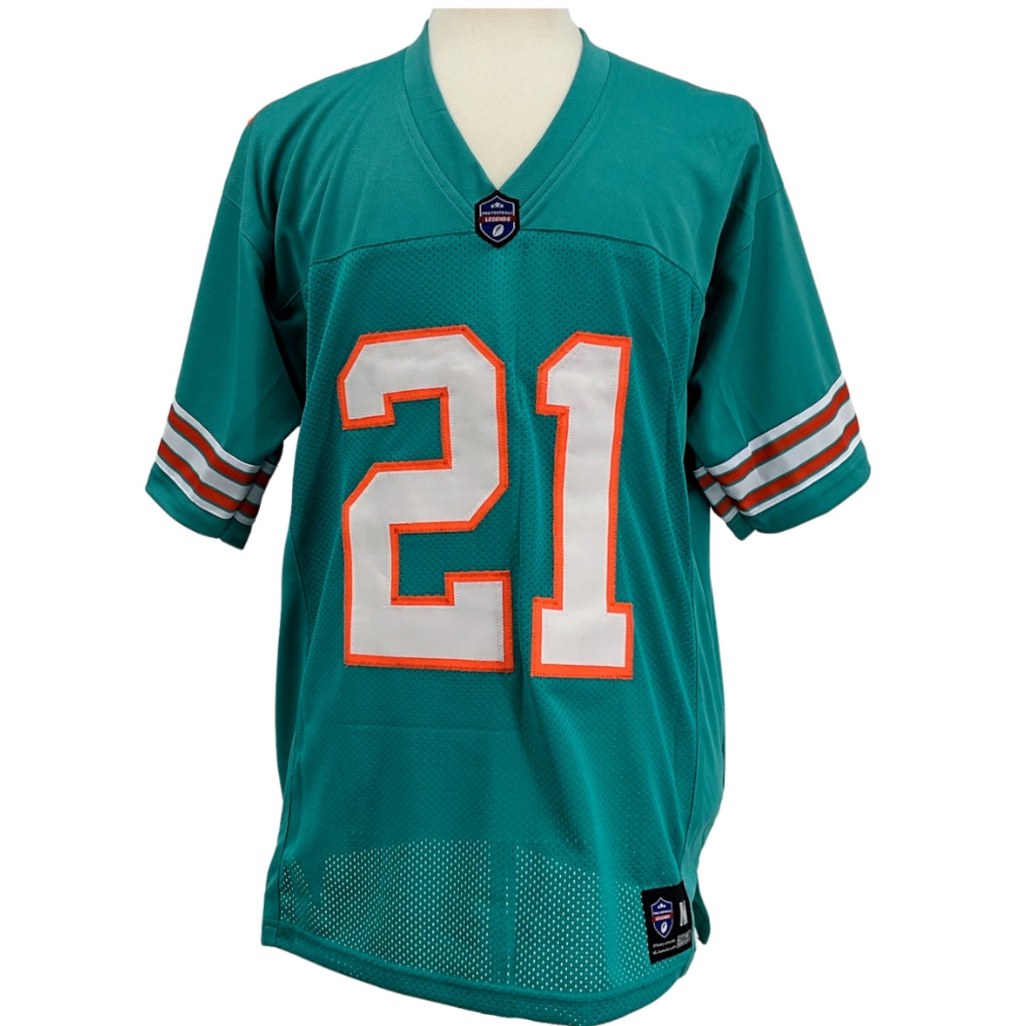 Jim Kiick Jersey Aqua Miami M-5XL Custom Sewn Stitched