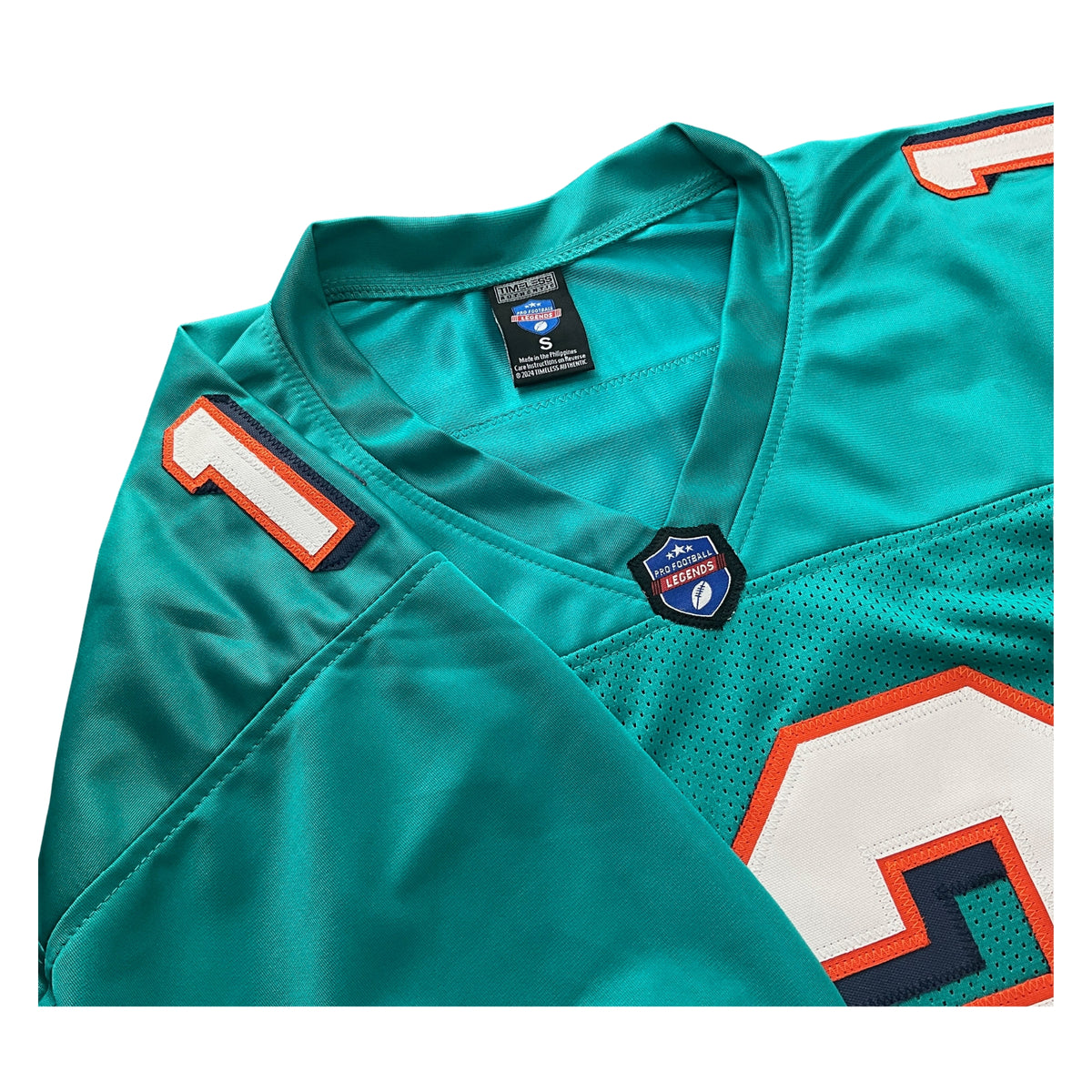 Dan Marino Jersey Aqua Drop Shadow Miami | Unisex Adult Sizes S-5XL Unsigned Custom Sewn Stitched