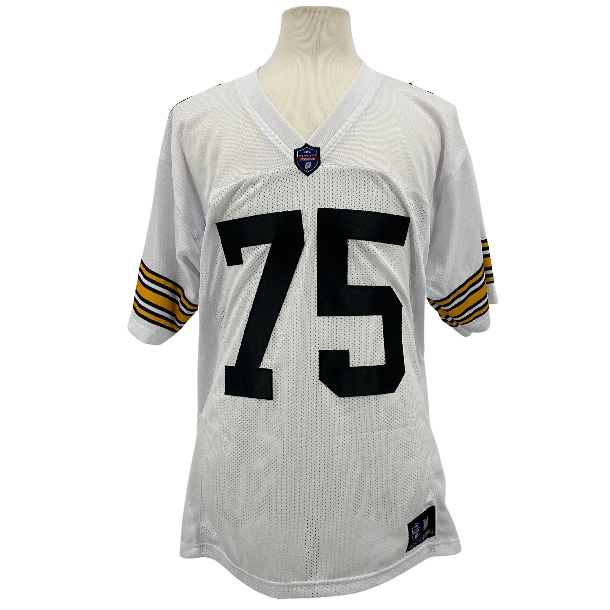 Joe Greene Jersey Old Number White Pittsburgh | S-5XL Custom Sewn Stitched