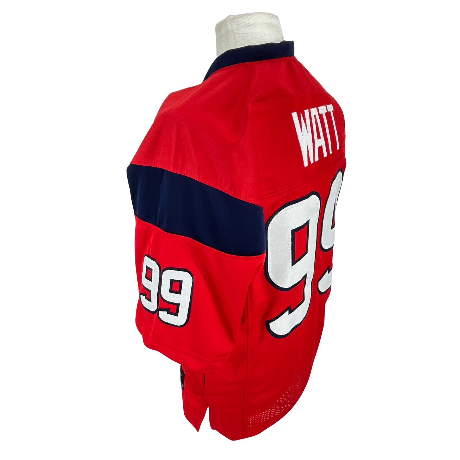 JJ J. J. Watt Jersey Red Houston | Unisex Adult Sizes S-5XL Unsigned Custom Sewn Stitch