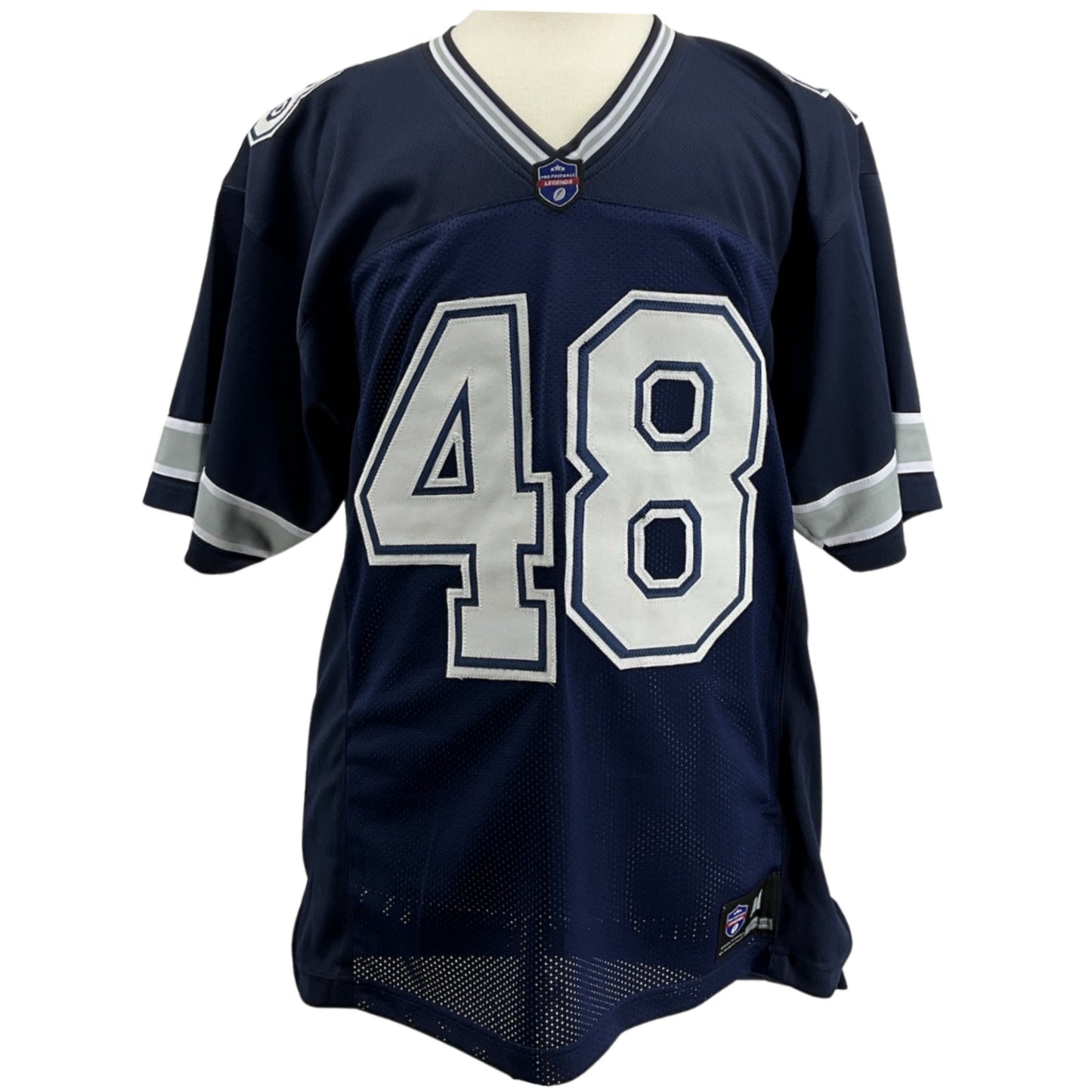 Daryl Johnston Jersey Navy Blue Dallas M-5XL Custom Sewn Stitch