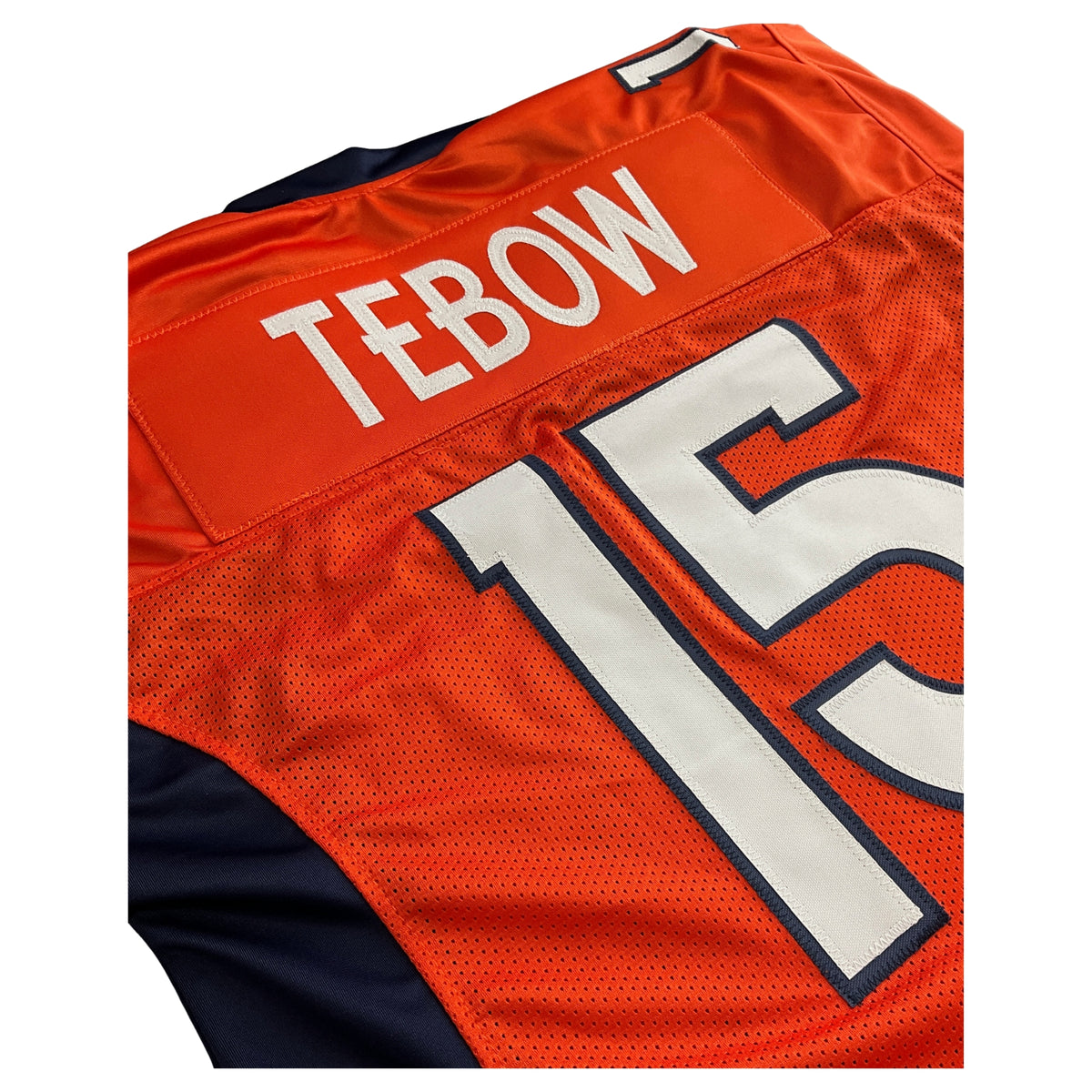 Tim Tebow Jersey Orange Denver | Unisex Adult Sizes S-5XL Unsigned Custom Sewn Stitched