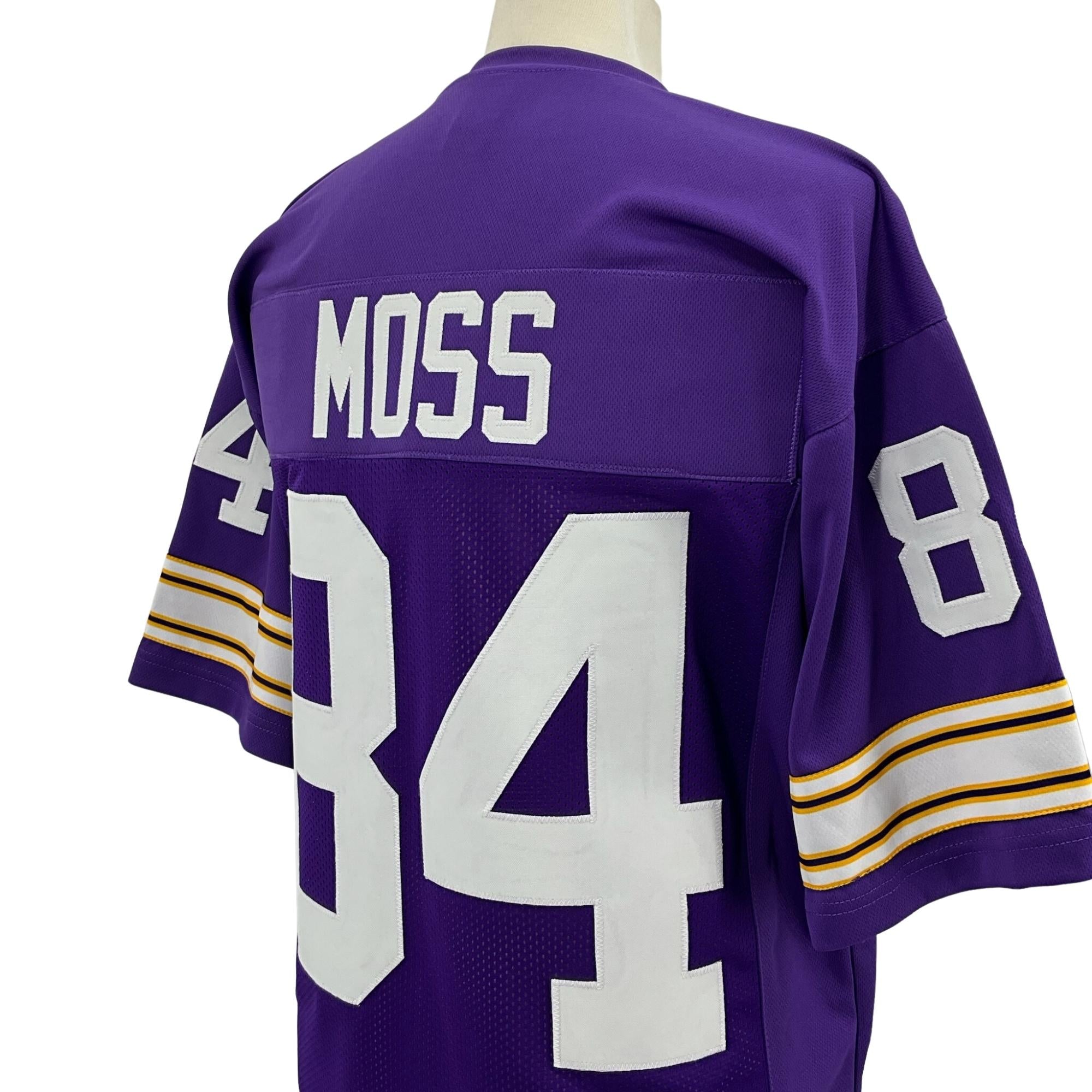 Randy Moss Jersey Purple Minnesota | S-5XL Unsigned Custom Sewn Stitch