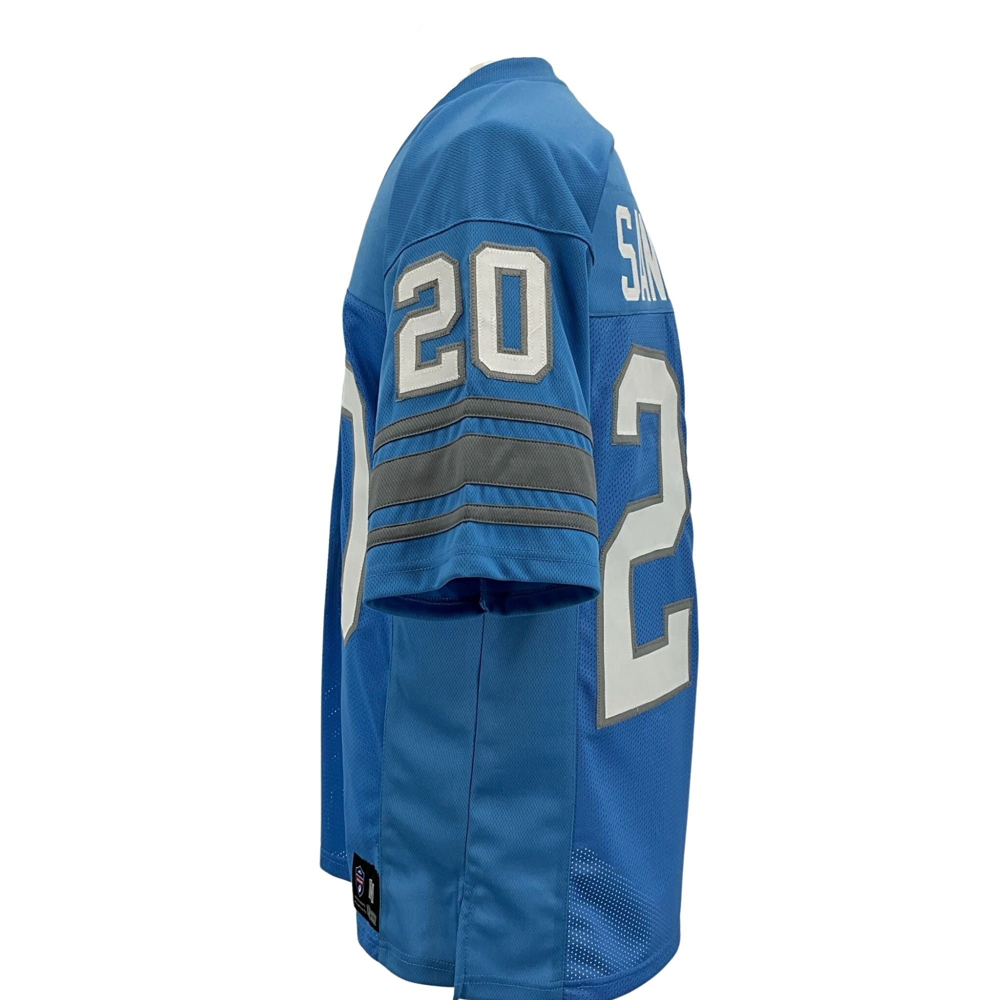 Barry Sanders Jersey Honolulu Blue Detroit | Unisex Adult Sizes S-5XL Unsigned Custom Sewn Stitched