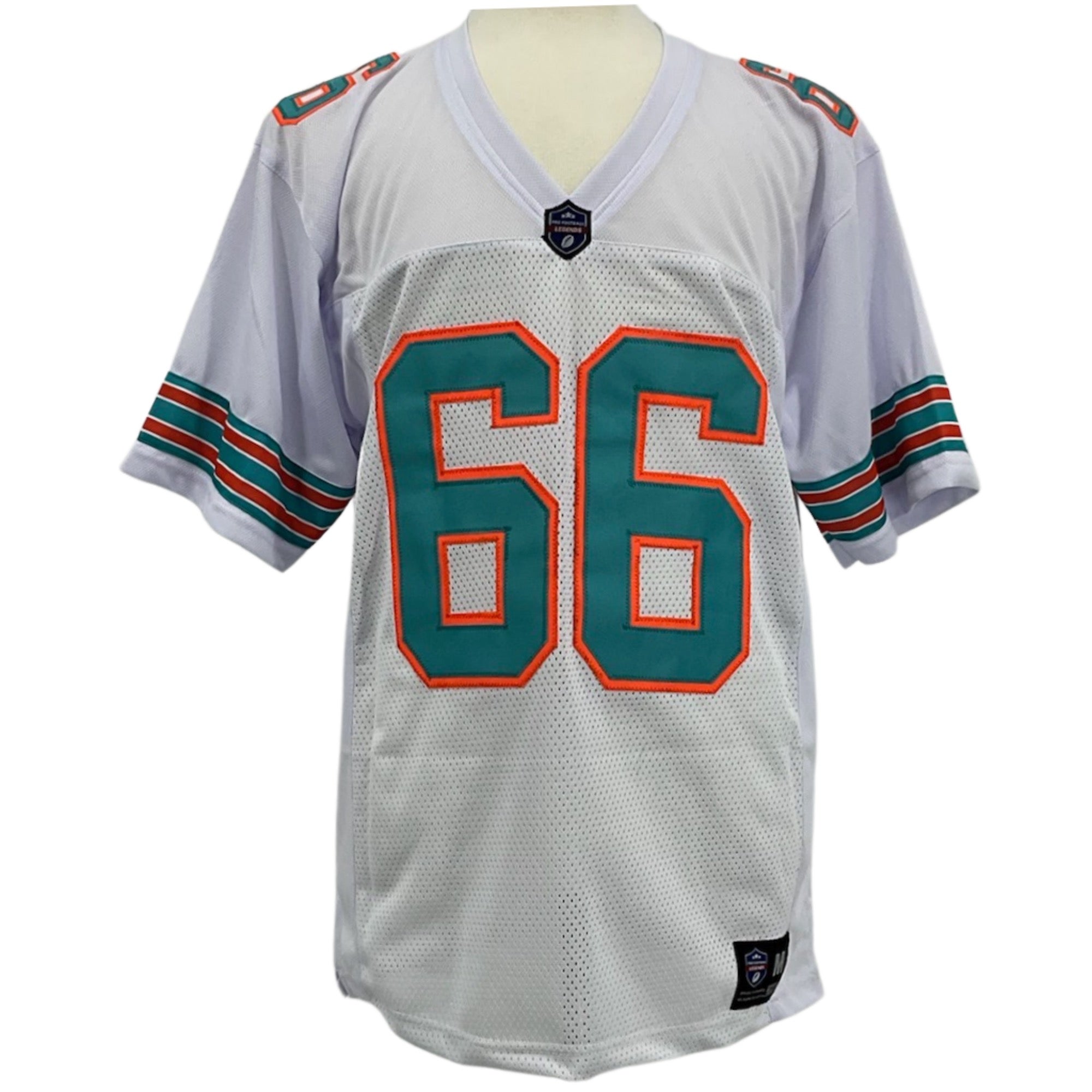 Larry Little Jersey White Miami M-5XL Custom Sewn Stitched