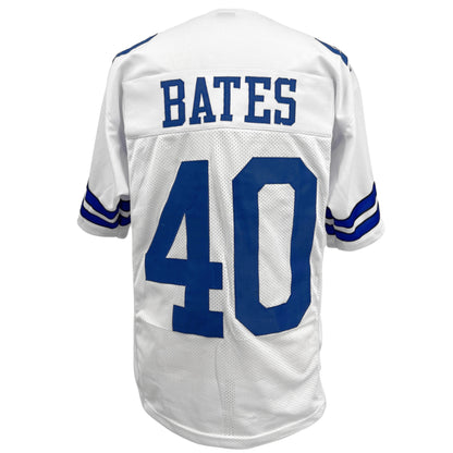 Bill Bates Jersey White Dallas | S-5XL Unsigned Custom Sewn Stitched