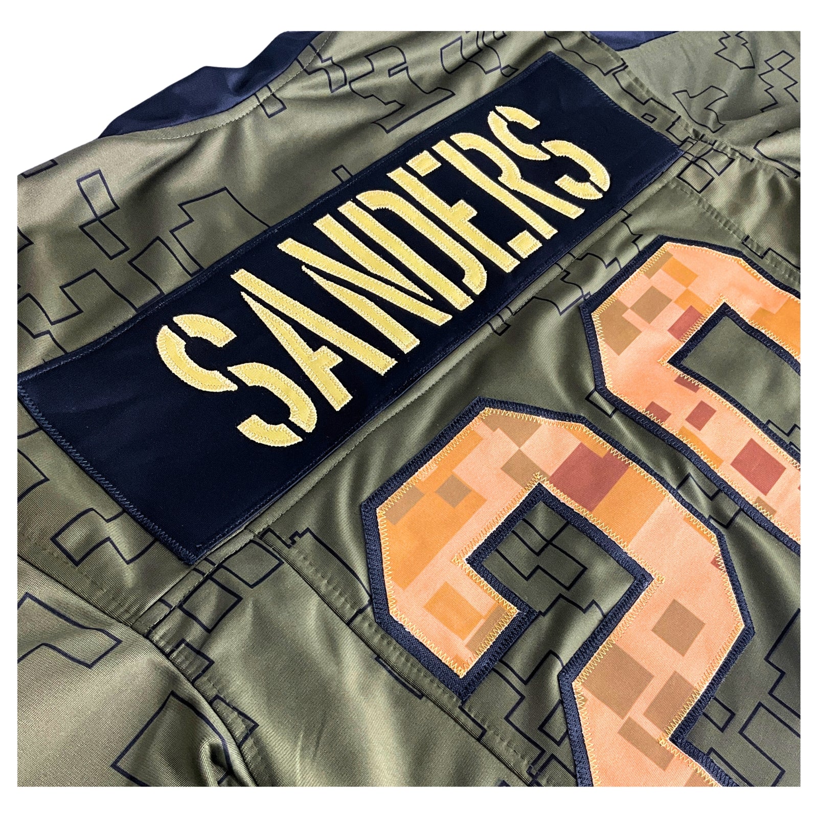 Barry Sanders Jersey Camo Name Plate Detroit | Unisex Adult Sizes S-5XL Unsigned Custom Sewn Stitched