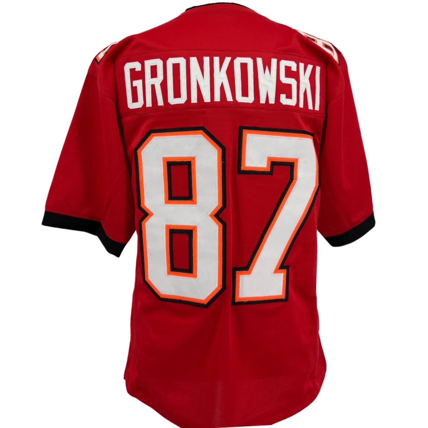 Rob Gronkowski Jersey Red Tampa Bay | S-5XL Custom Sewn Stitched