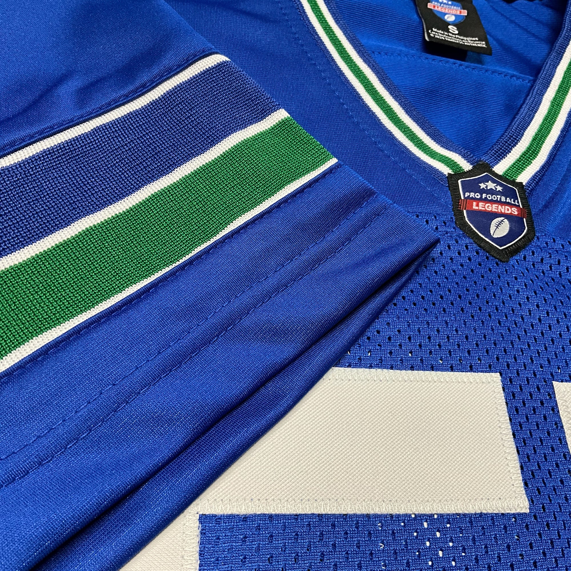 Brian Bosworth Jersey Blue Seattle | S-5XL Unsigned Custom Sewn Stitched