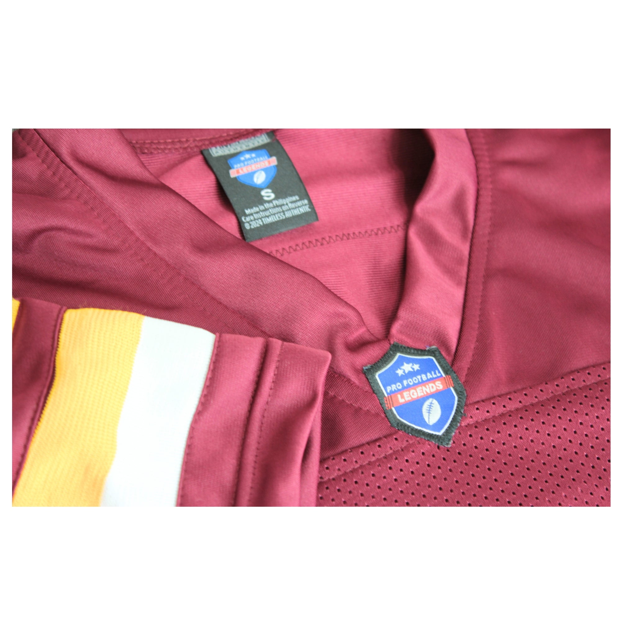 John Riggins Jersey Burgundy Washington | S-5XL Unsigned Custom Sewn Stitched