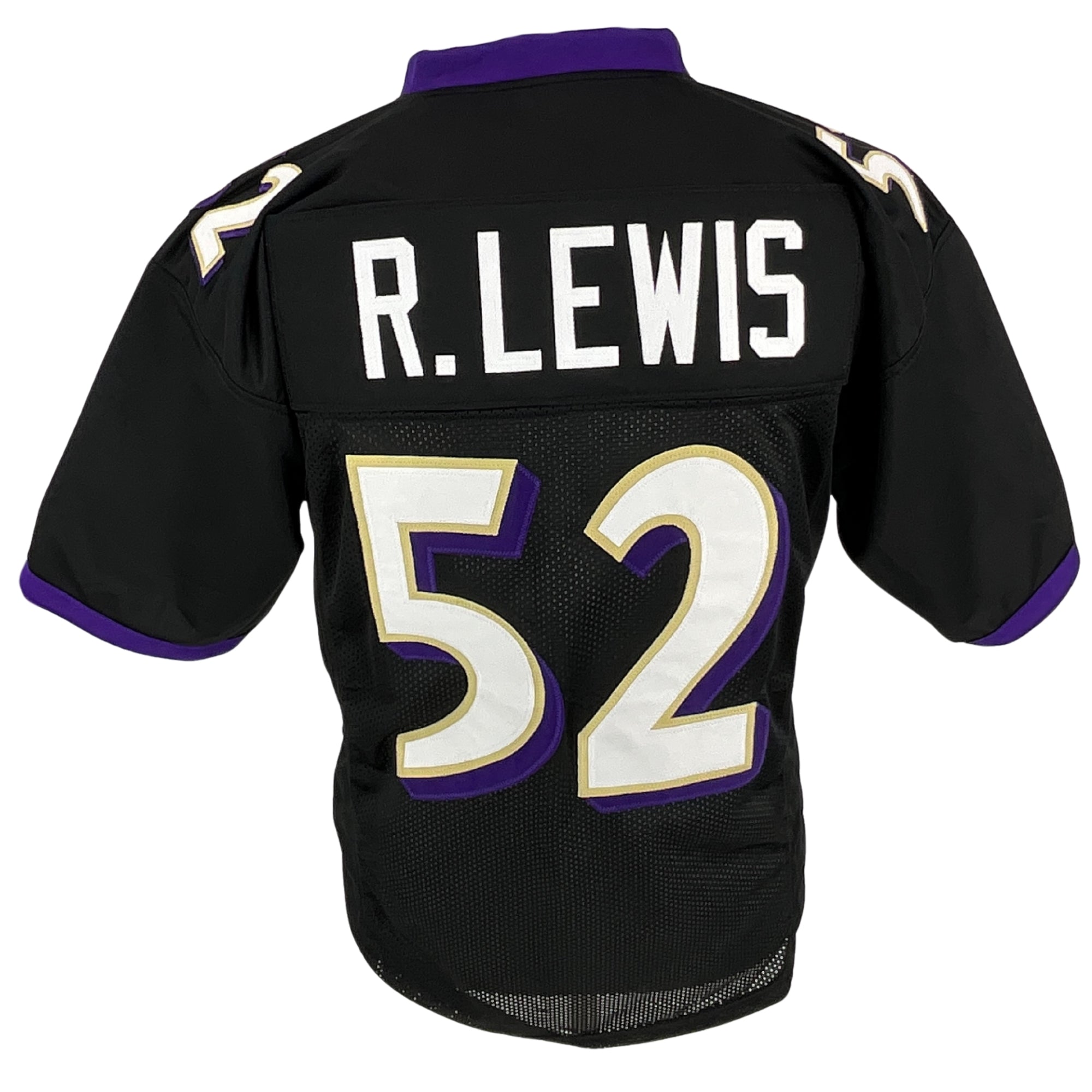 Ray Lewis Jersey Black Baltimore | Unisex Adult Sizes S-5XL Unsigned Custom Sewn Stitched