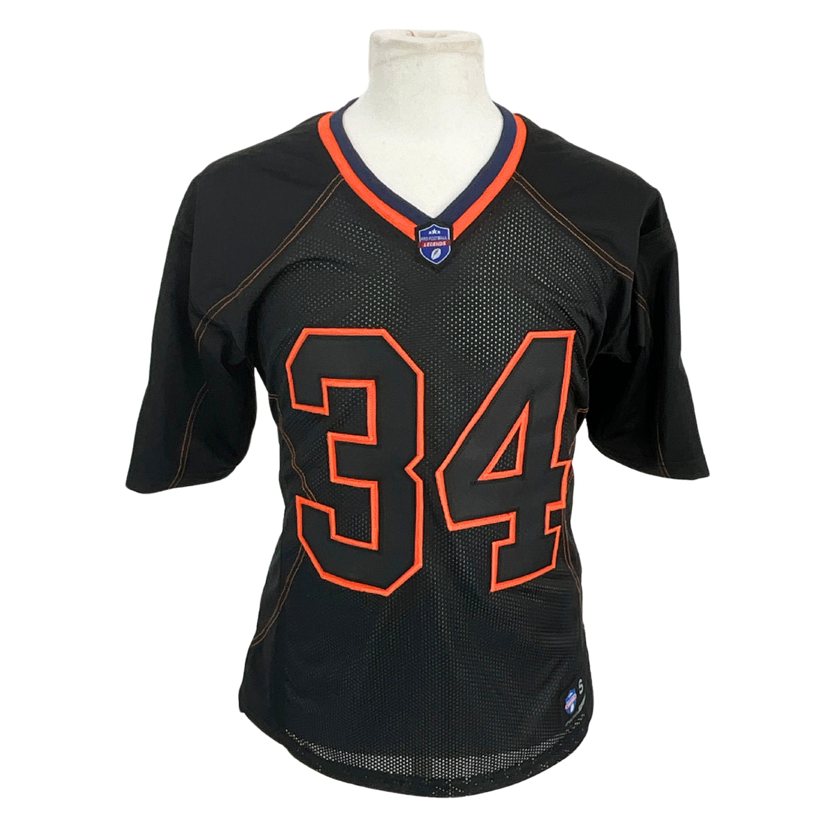 Walter Payton Jersey Black Orange Chicago | Unisex Adult Sizes S-5XL Unsigned Custom Sewn Stitched