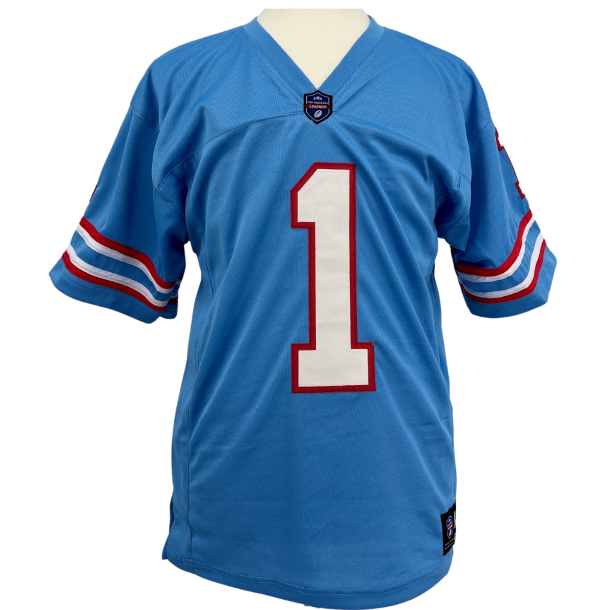 Warren Moon Jersey Blue Houston | S-5XL Unsigned Custom Sewn Stitched