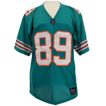 Nat Moore Jersey Aqua Miami M-5XL Custom Sewn Stitched