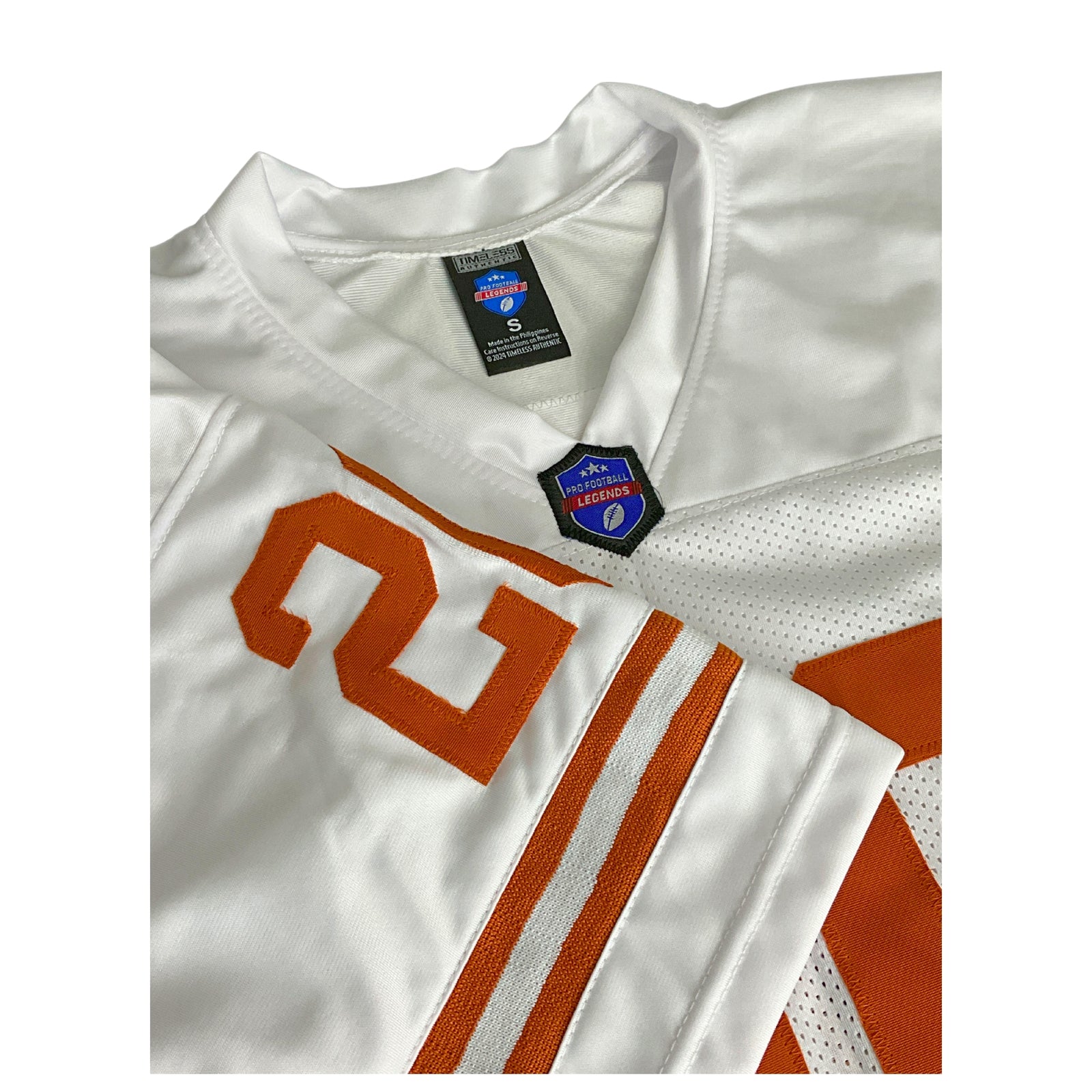 Earl Campbell Jersey White Texas | Unisex Adult Sizes S-5XL Unsigned Custom Sewn Stitched