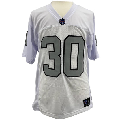 Mark Van Eeghen Jersey White Oakland S/B M-5XL Sewn Stitched