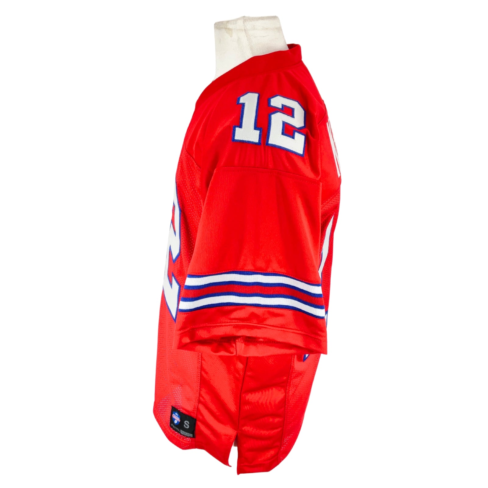 Jim Kelly Jersey Red Buffalo | Unisex Adult Sizes S-5XL Unsigned Custom Sewn Stitched