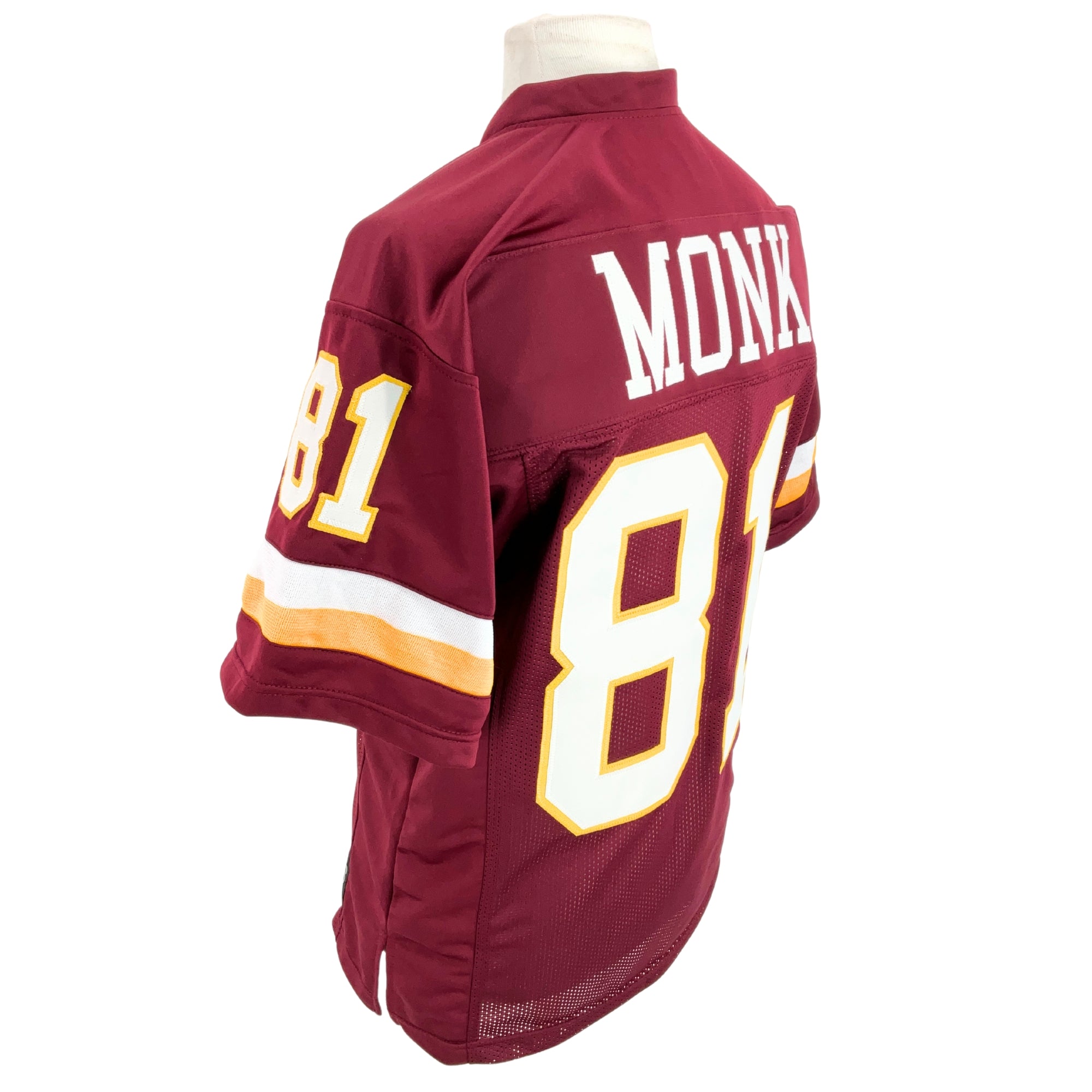 Art Monk Jersey Burgundy Washington | Unisex Adult Sizes S-5XL Unsigned Custom Sewn Stitched