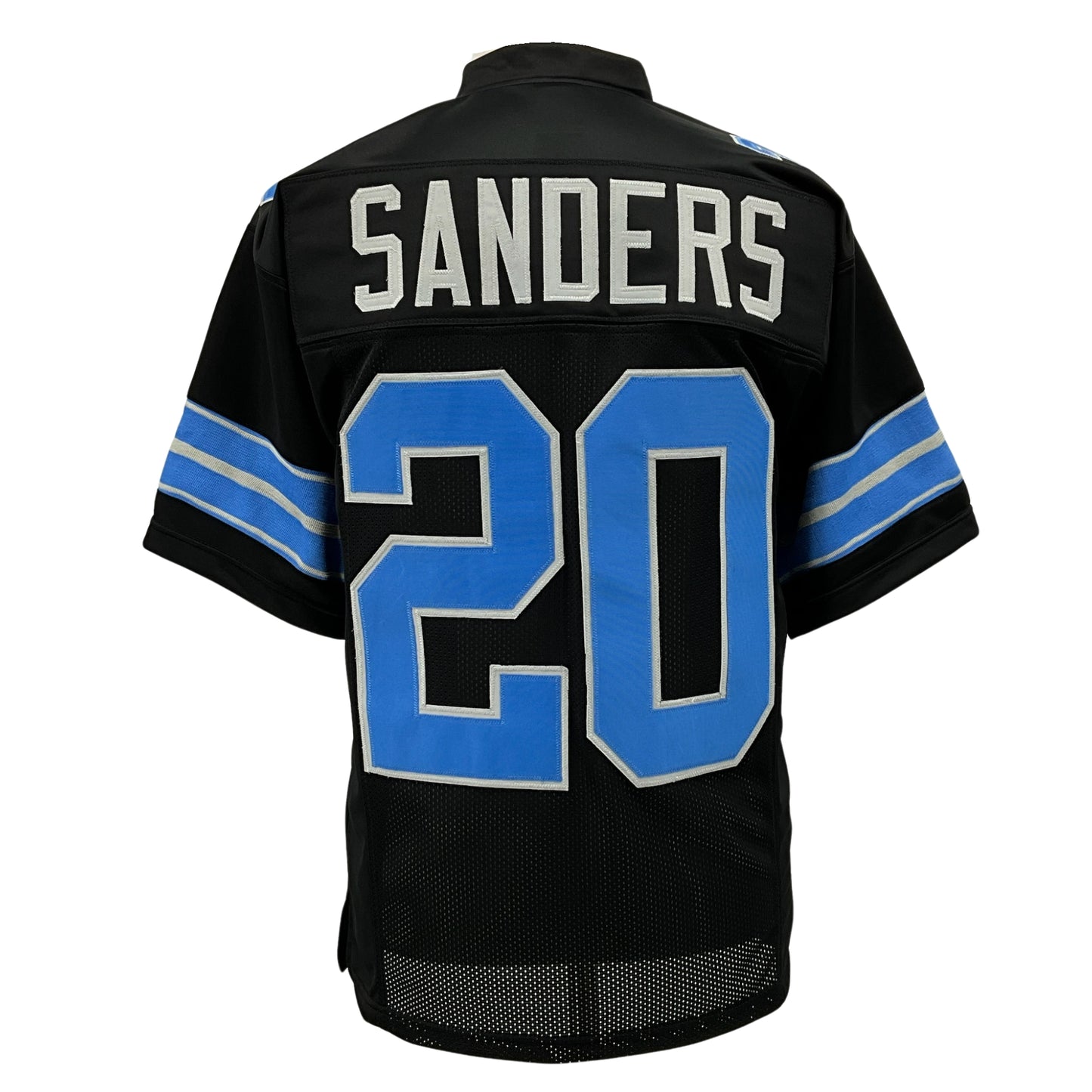 Barry Sanders Jersey Black Detroit | S-5XL Unsigned Custom Sewn Stitched