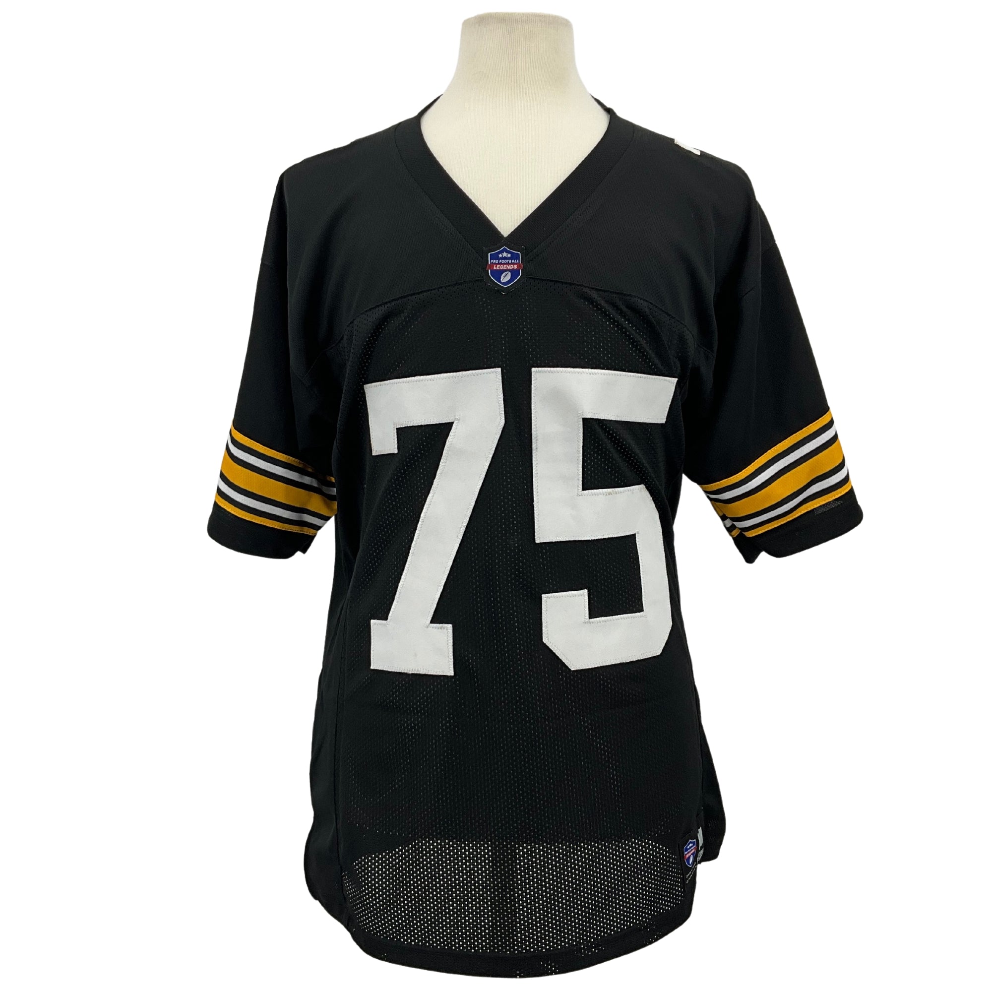 Joe Greene Jersey Old Number Black Pittsburgh | S-5XL Custom Sewn Stitched