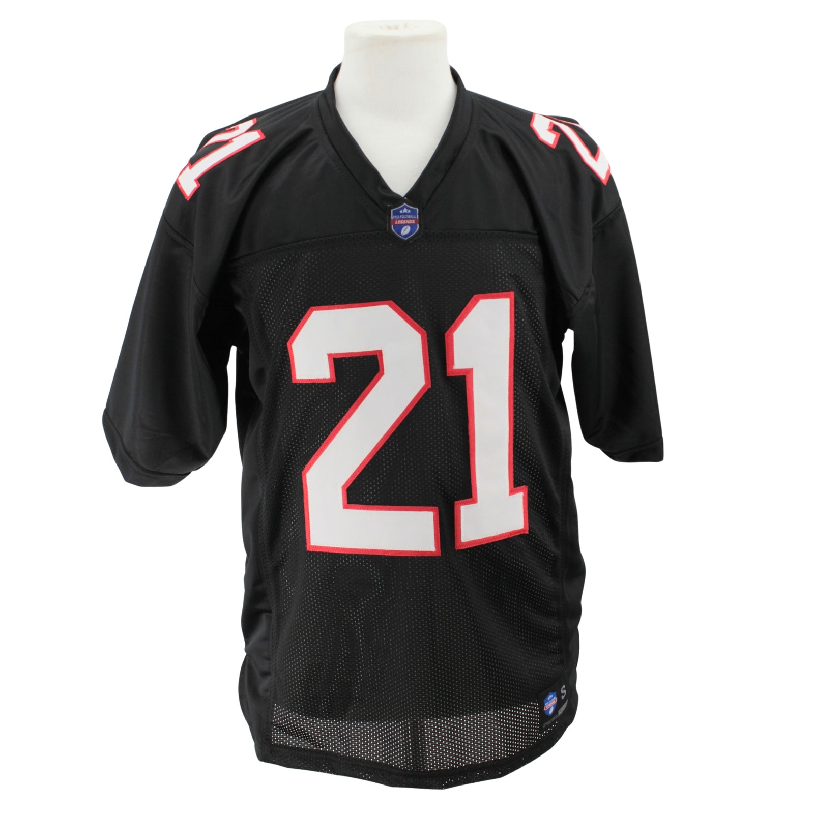 Deion Sanders Jersey Black Atlanta |  Unisex Adult Sizes S-5XL Unsigned Custom Sewn Stitched