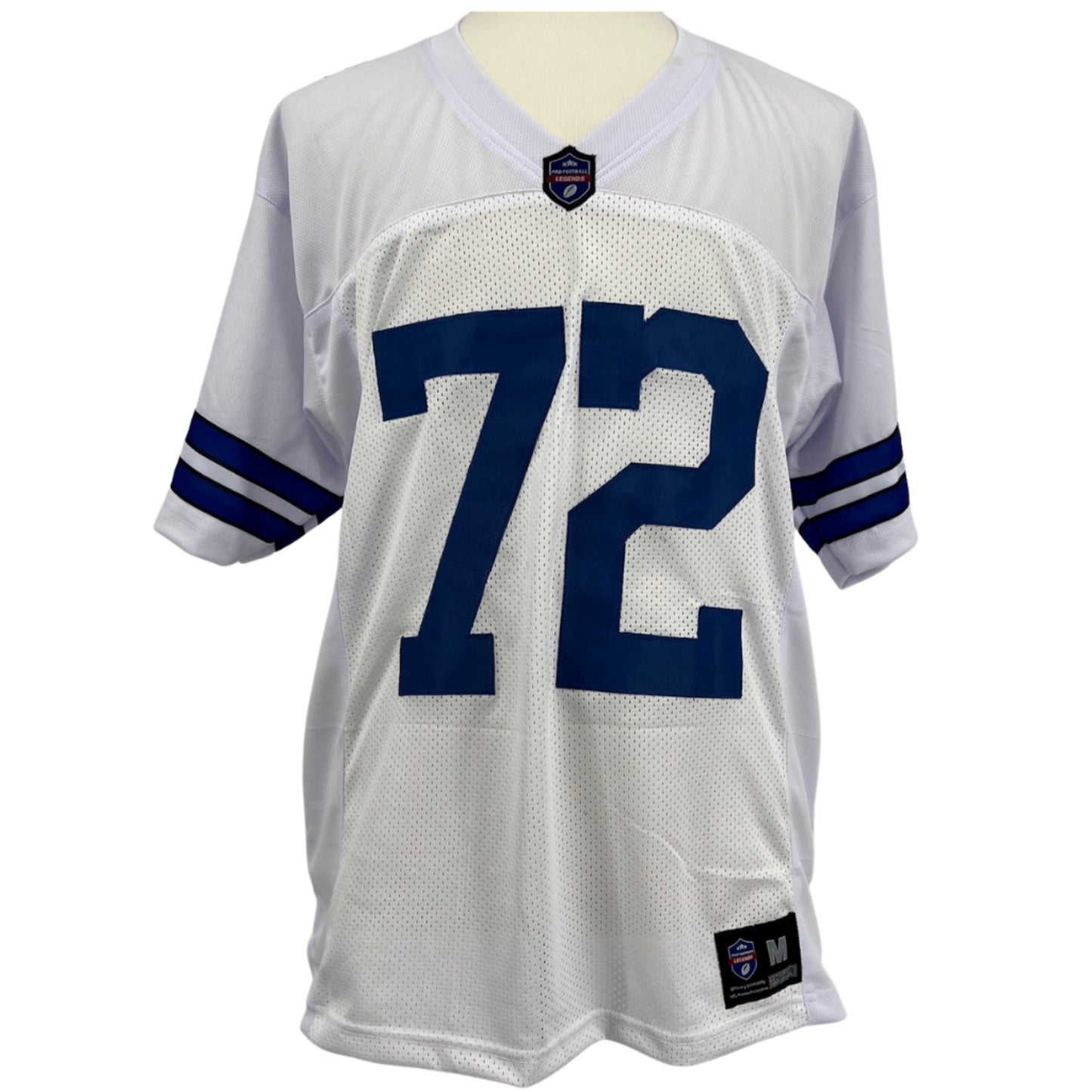 Ed "Too Tall" Jones Jersey White Dallas M-5XL Custom Sewn Stitch