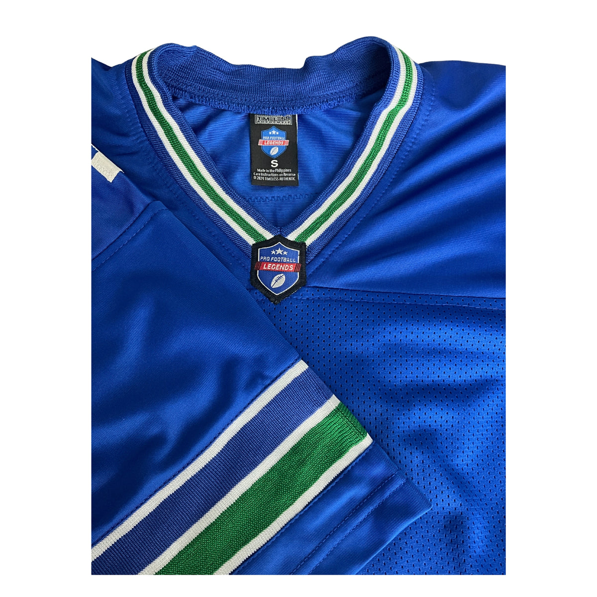 Warren Moon Jersey Blue Seattle | Unisex Adult Sizes S-5XL Unsigned Custom Sewn Stitched
