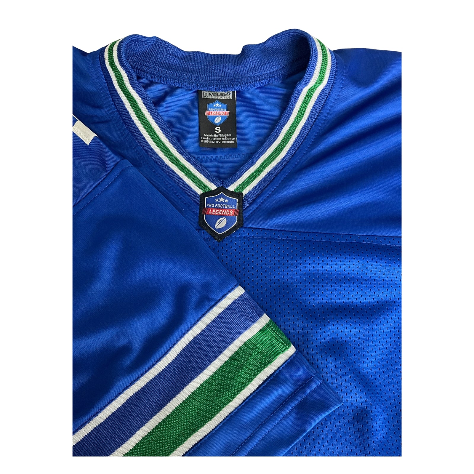 Warren Moon Jersey Blue Seattle | Unisex Adult Sizes S-5XL Unsigned Custom Sewn Stitched