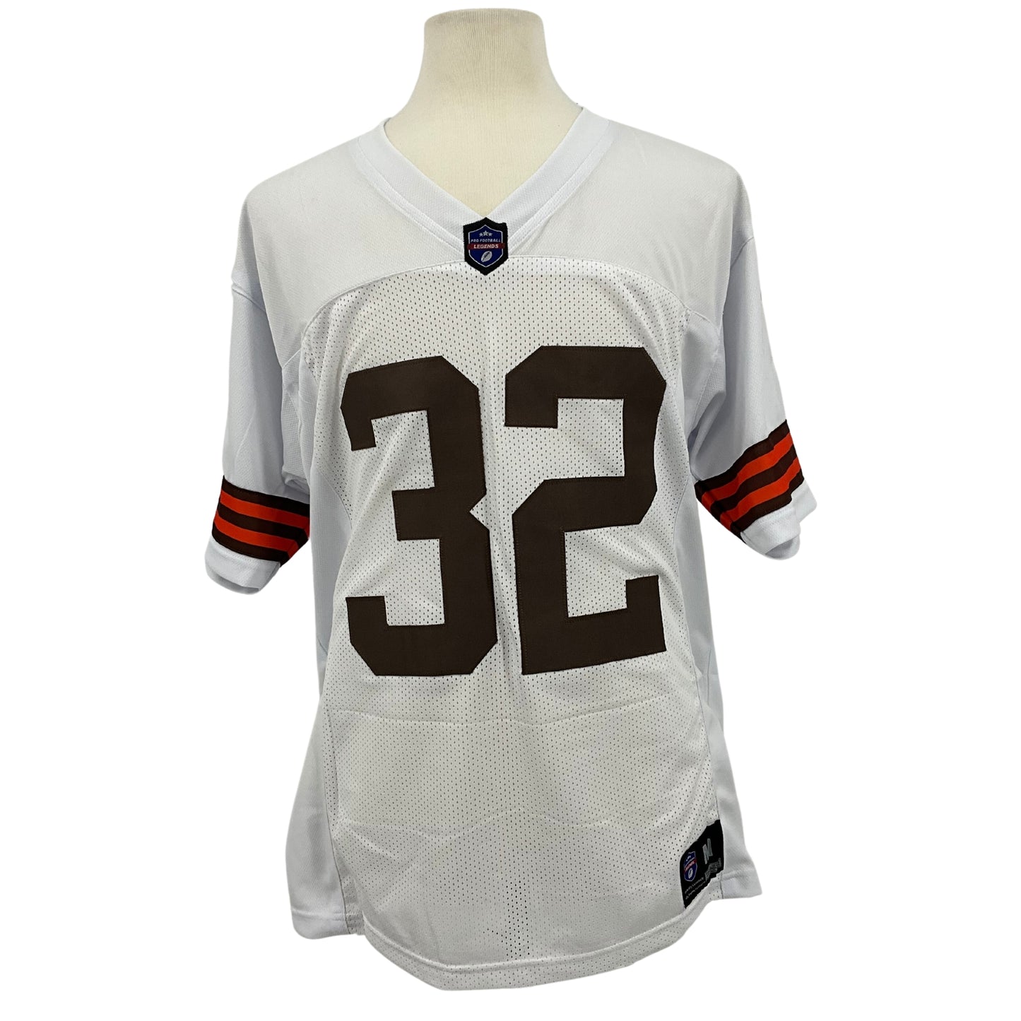 Jim Brown Jersey White Cleveland | M-5XL Custom Sewn Stitched