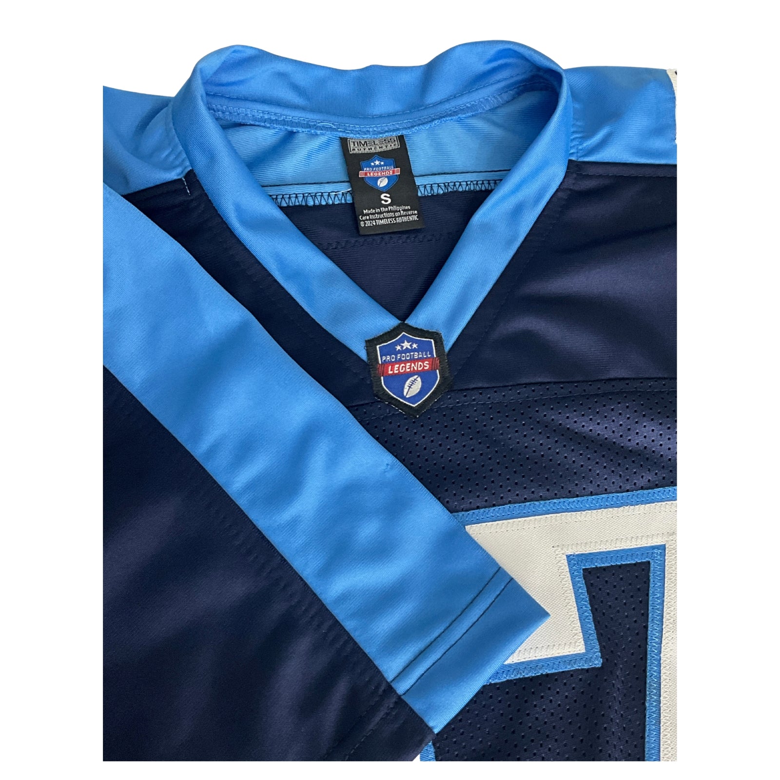 Eddie George Jersey Navy Blue Tennessee | Unisex Adult Sizes S-5XL Unsigned Custom Sewn Stitched