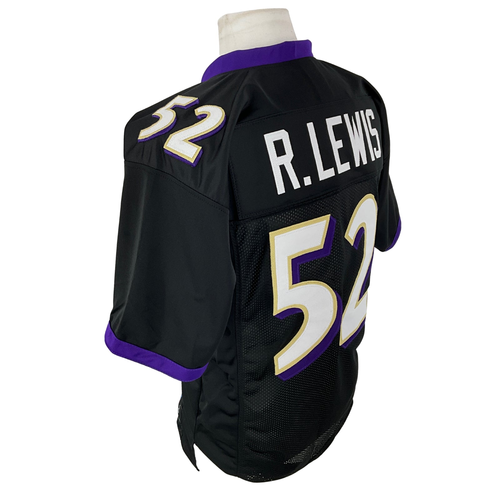 Ray Lewis Jersey Black Baltimore | Unisex Adult Sizes S-5XL Unsigned Custom Sewn Stitched