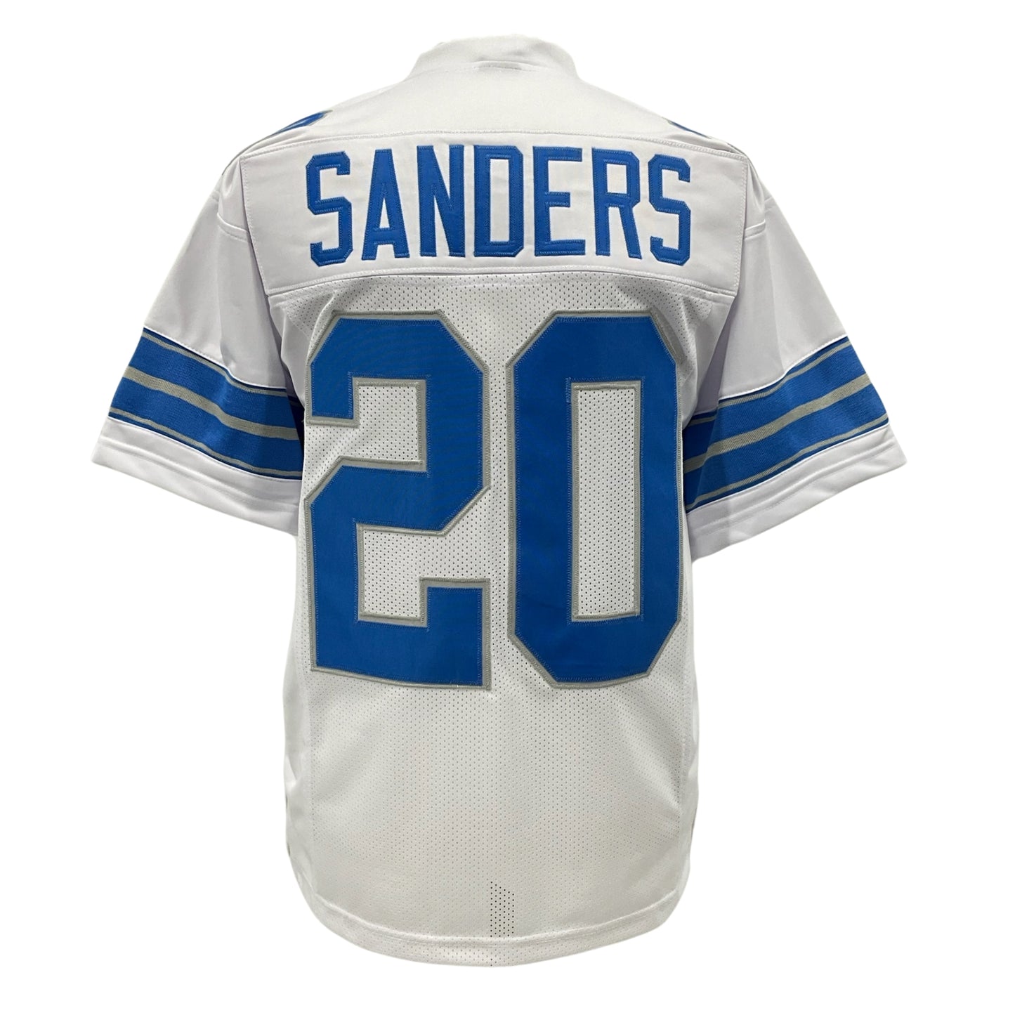 Barry Sanders Jersey White Detroit | S-5XL Unsigned Custom Sewn Stitched