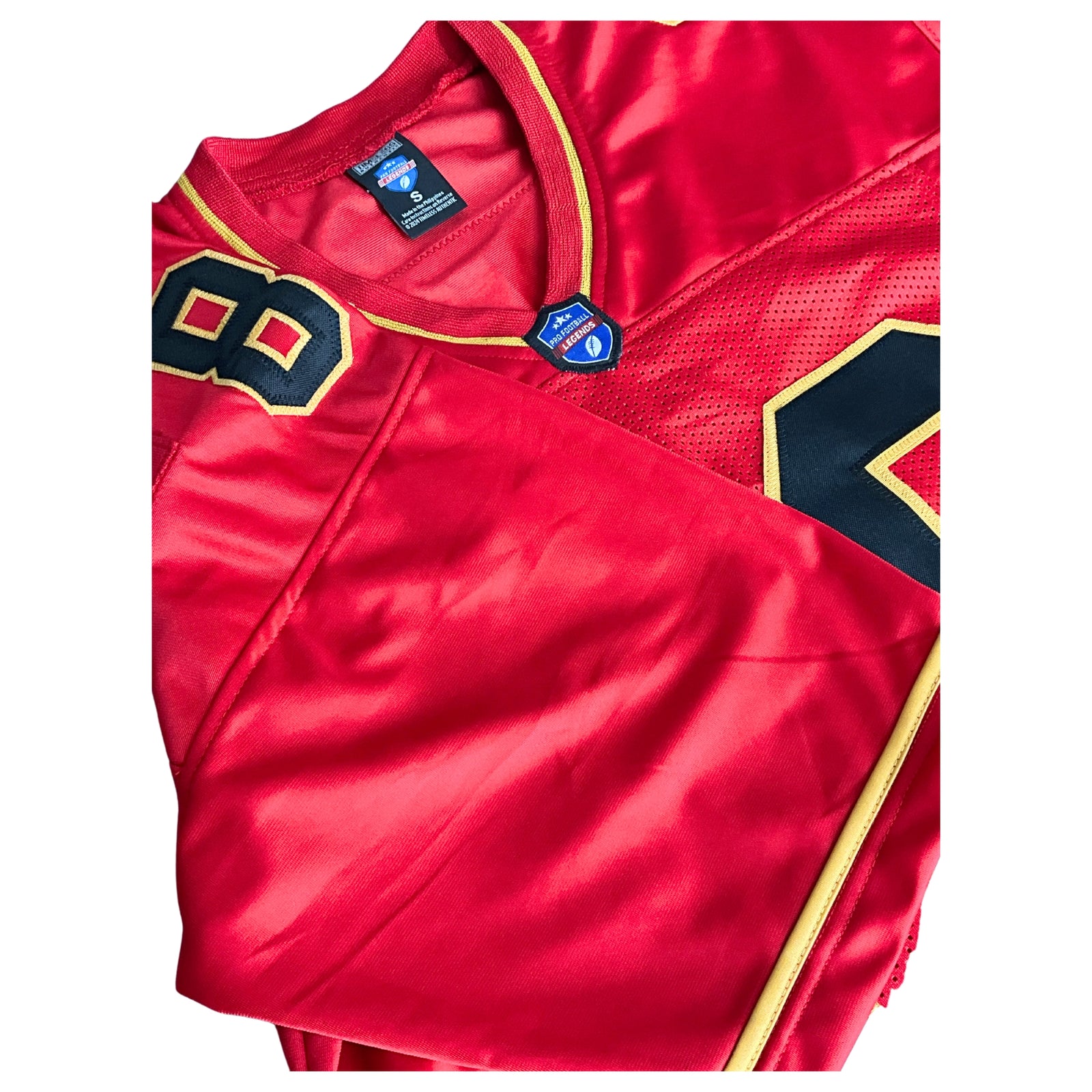 Jerry Rice Jersey Red and Black Number San Francisco | Unisex Adult Sizes S-5XL Unsigned Custom Sewn Stitched