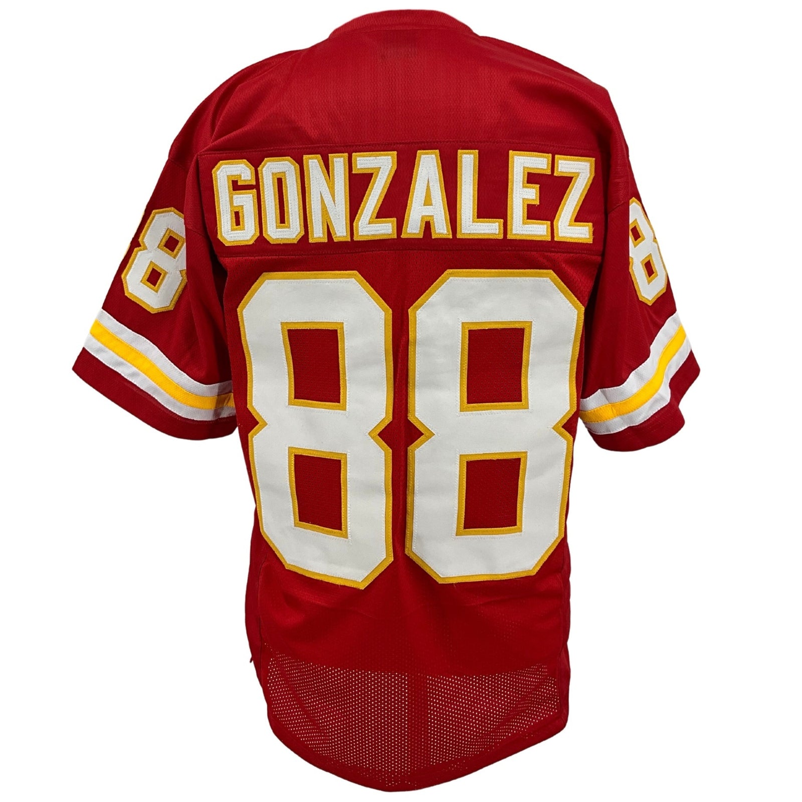 Tony Gonzalez Jersey Kansas City Red | Unisex Adult Sizes S-5XL Unsigned Custom Sewn Stitched
