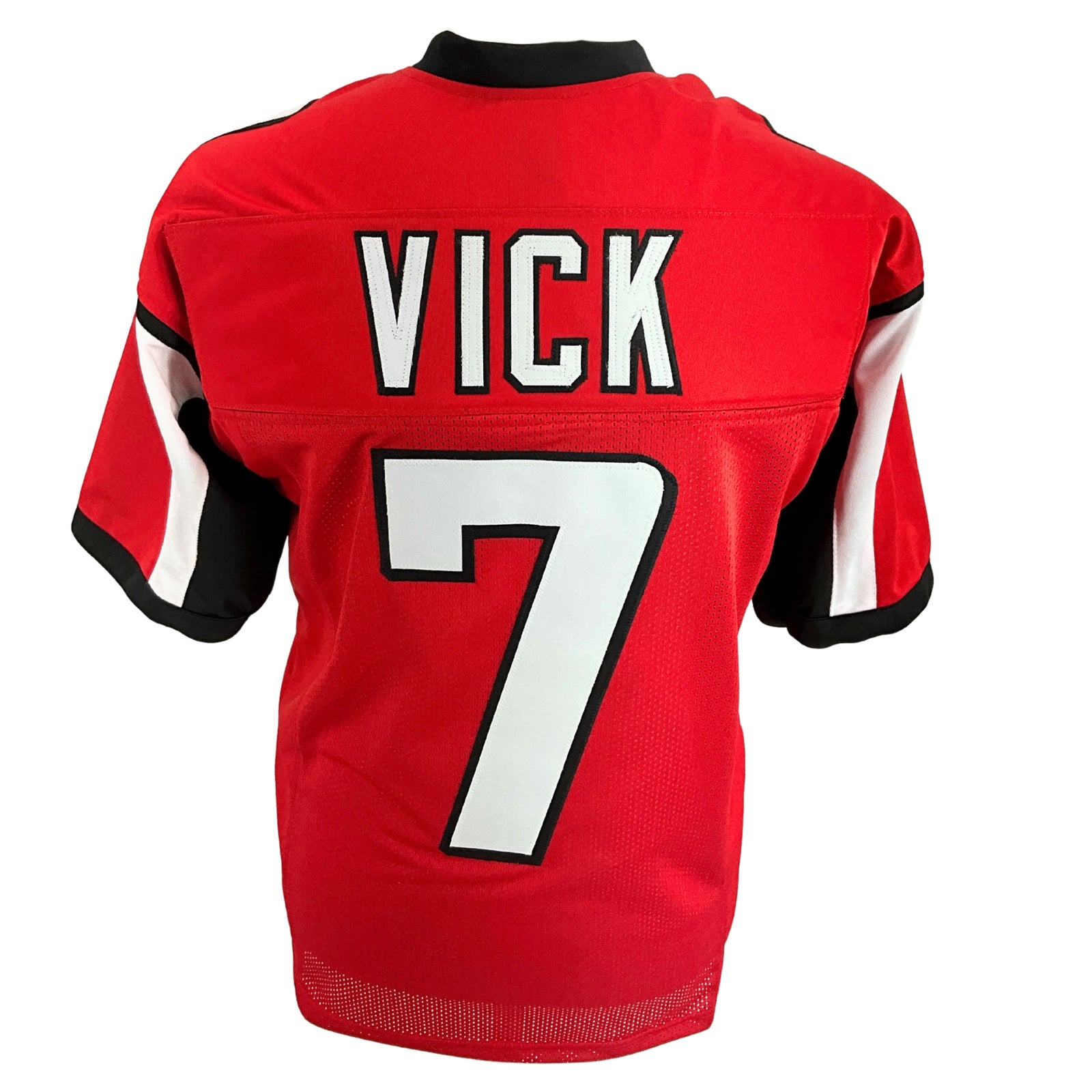 Michael Vick Jersey Red Atlanta |  Unisex Adult Sizes S-5XL Unsigned Custom Sewn Stitched