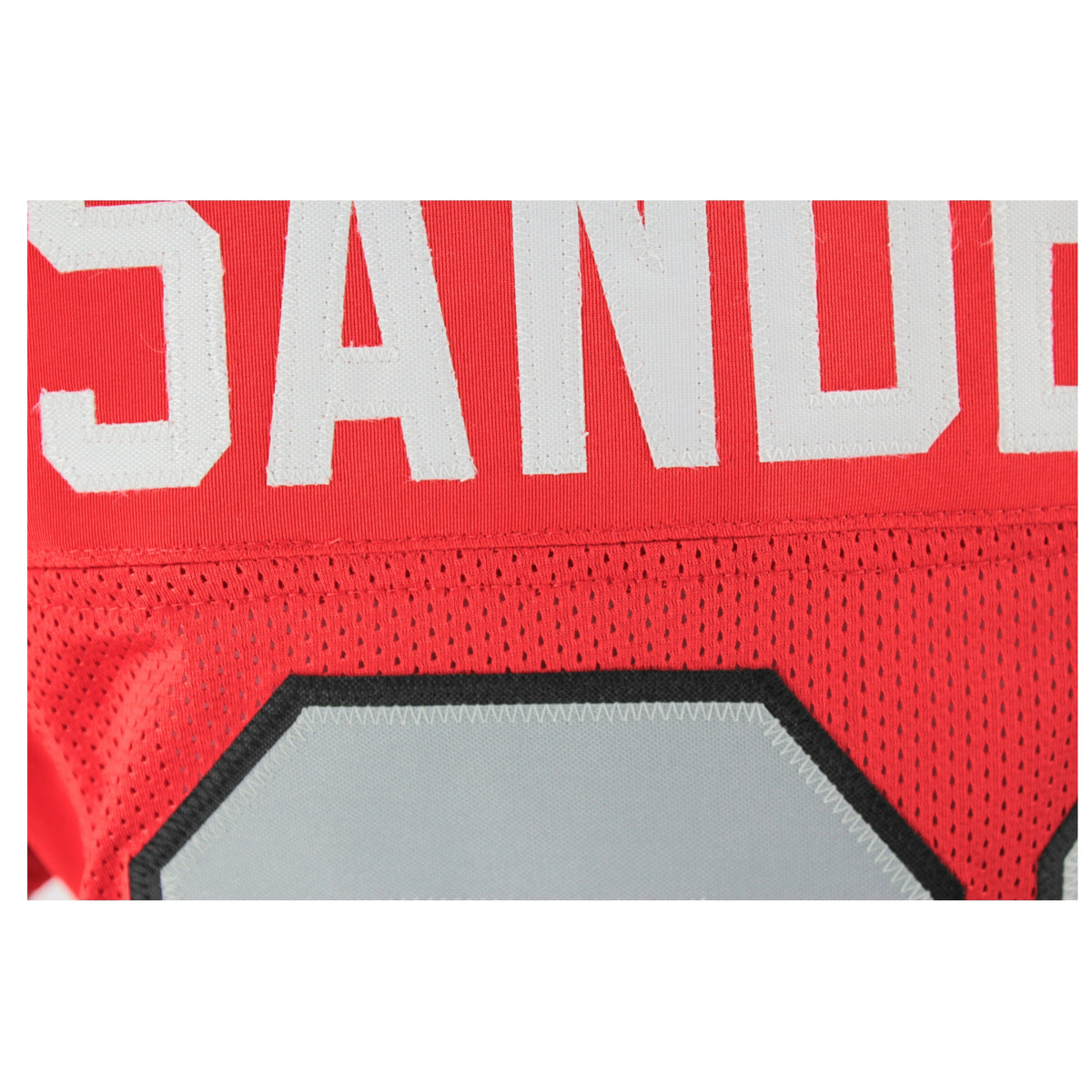 Deion Sanders Jersey Red Atlanta |  Unisex Adult Sizes S-5XL Unsigned Custom Sewn Stitched